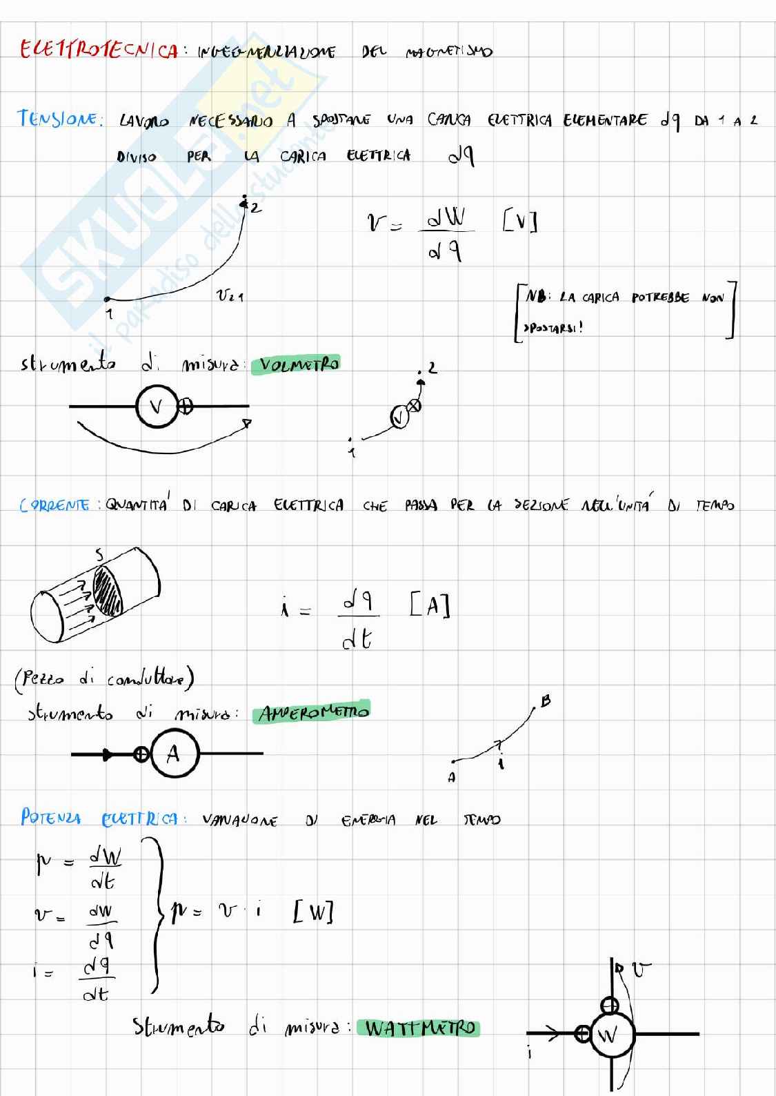 Principi di ingegneria elettrica   Pag. 1