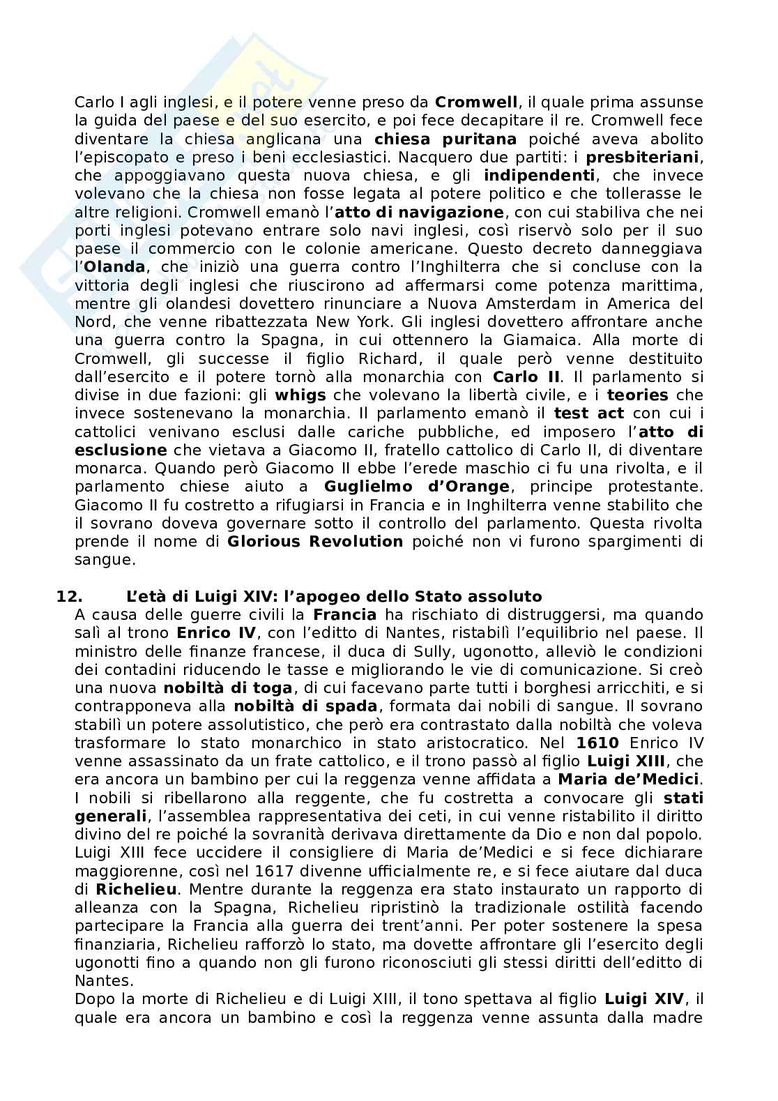 Storia moderna Pag. 16