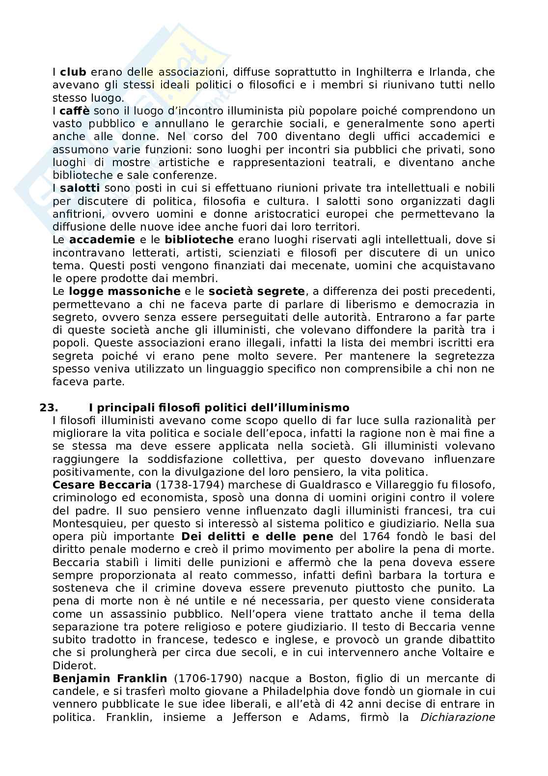 Storia moderna Pag. 31