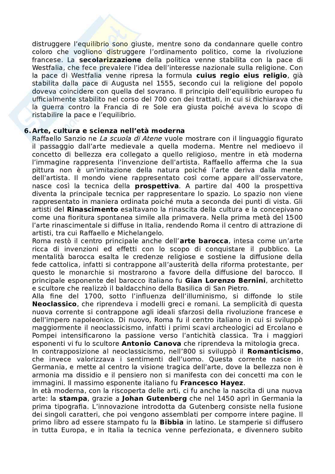 Storia moderna Pag. 6