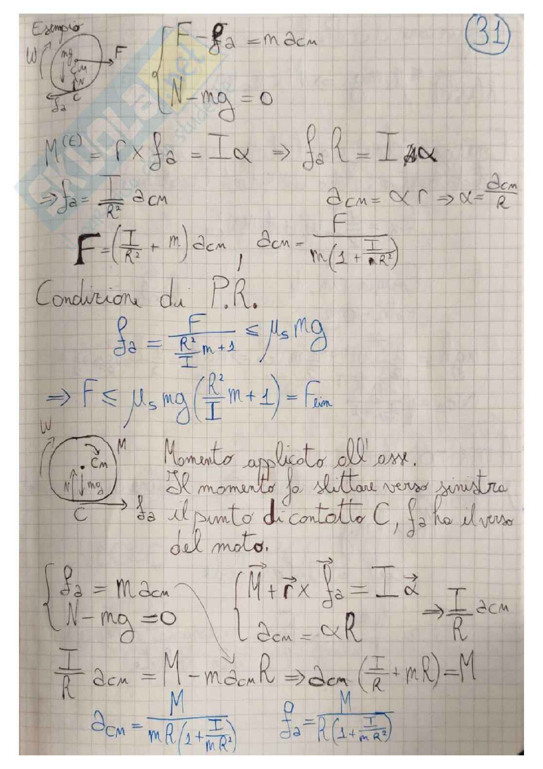 Riassunto esame Fisica 1 , Prof. Bufalino Stefania, libro consigliato Fisica, volume 2, Mazzoldi, Nigro, Voci Pag. 31