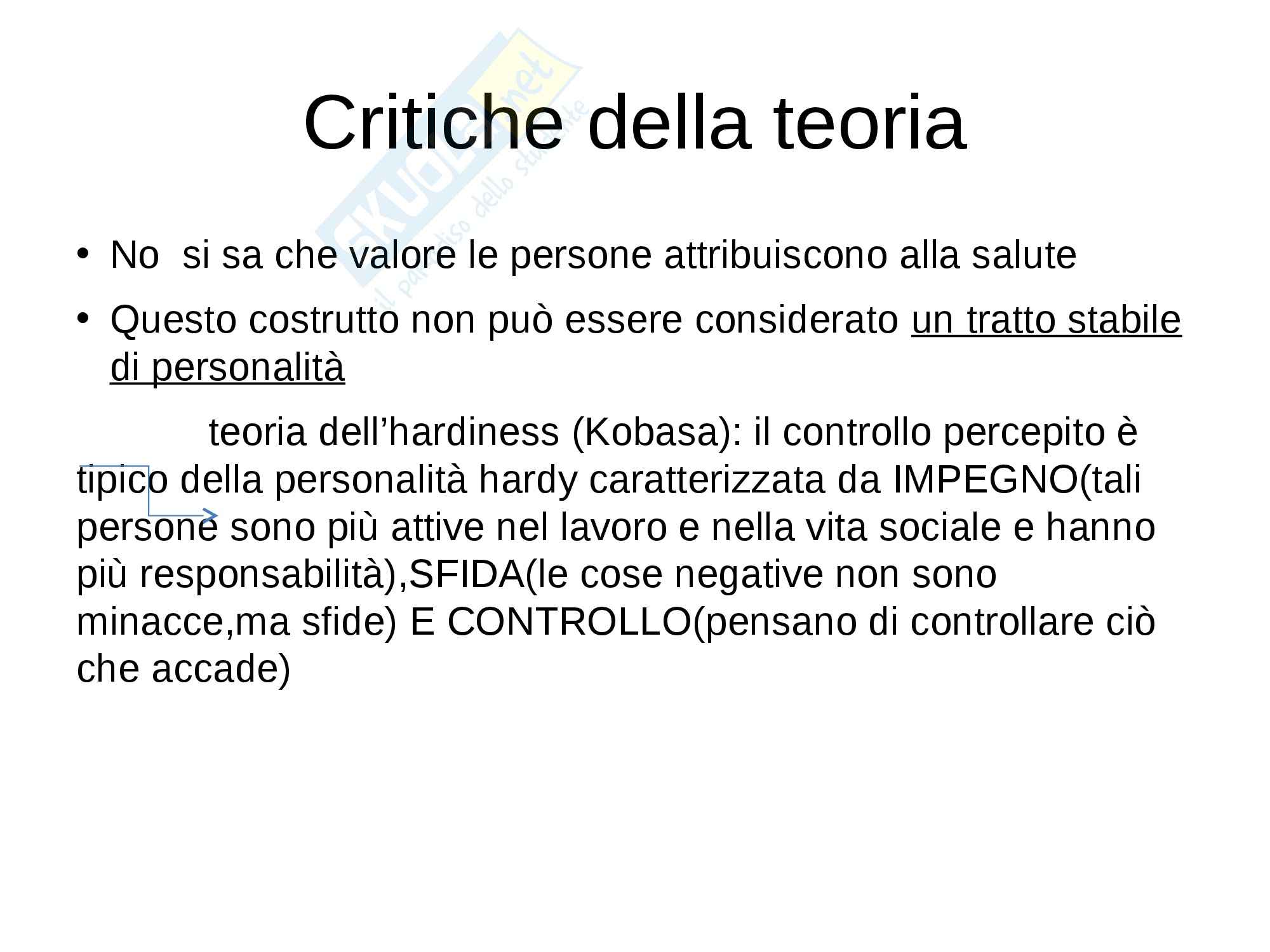 Riassunto esame Psoicologia, prof. Petrillo, libro consigliato Psicologia della salute, Zani, Cicognani Pag. 66