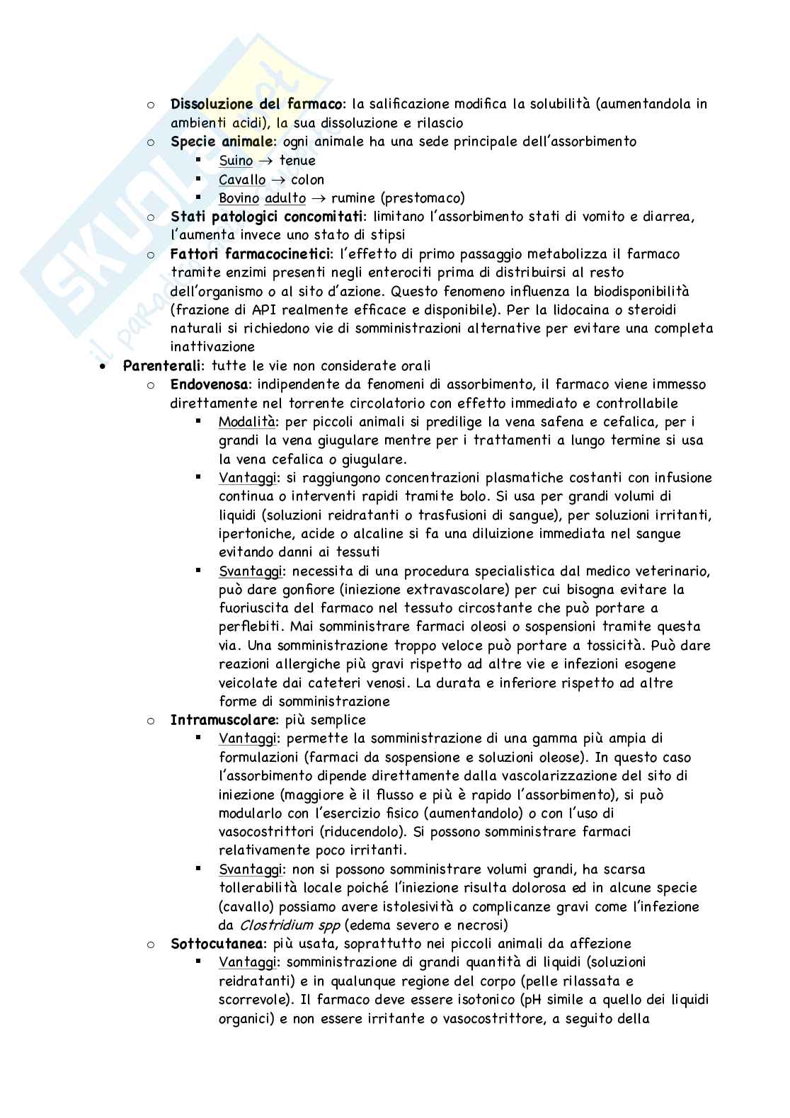 Appunti Farmacia veterinaria Pag. 2
