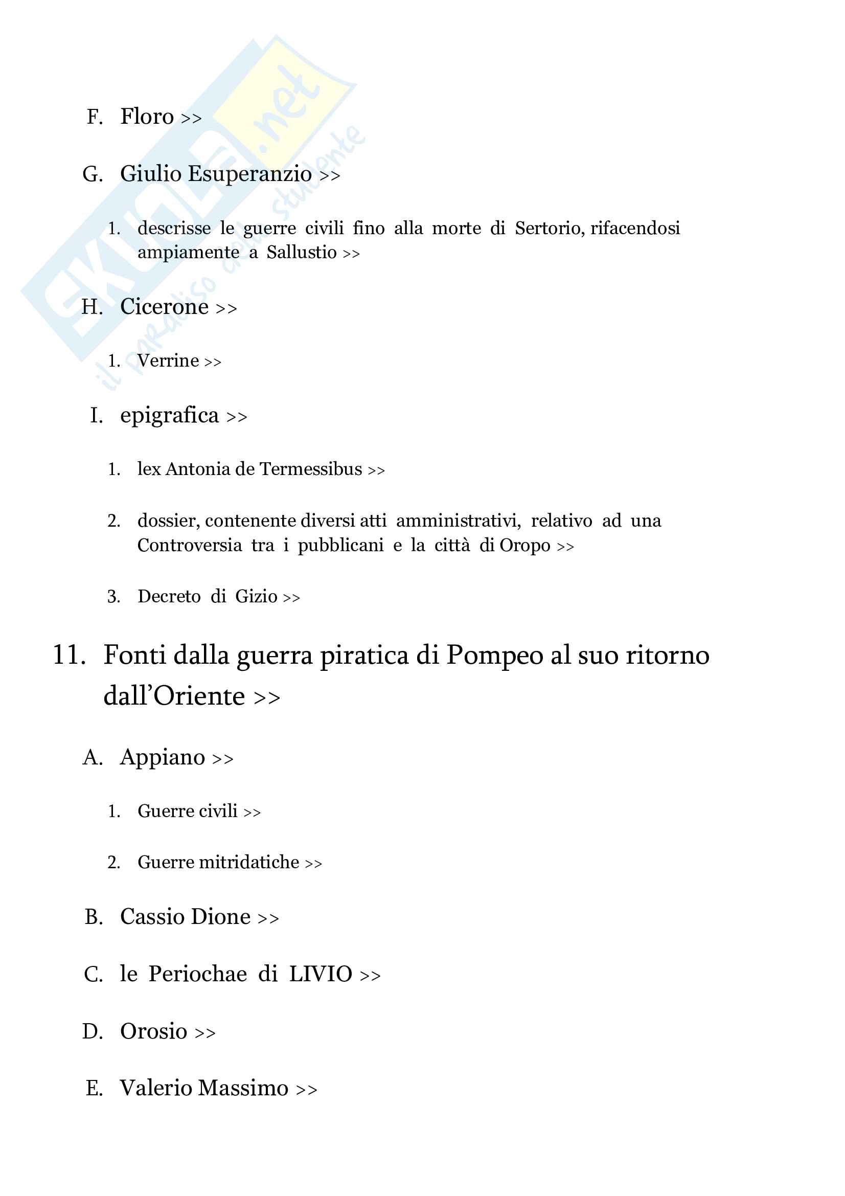 Fonti di storia romana Pag. 21
