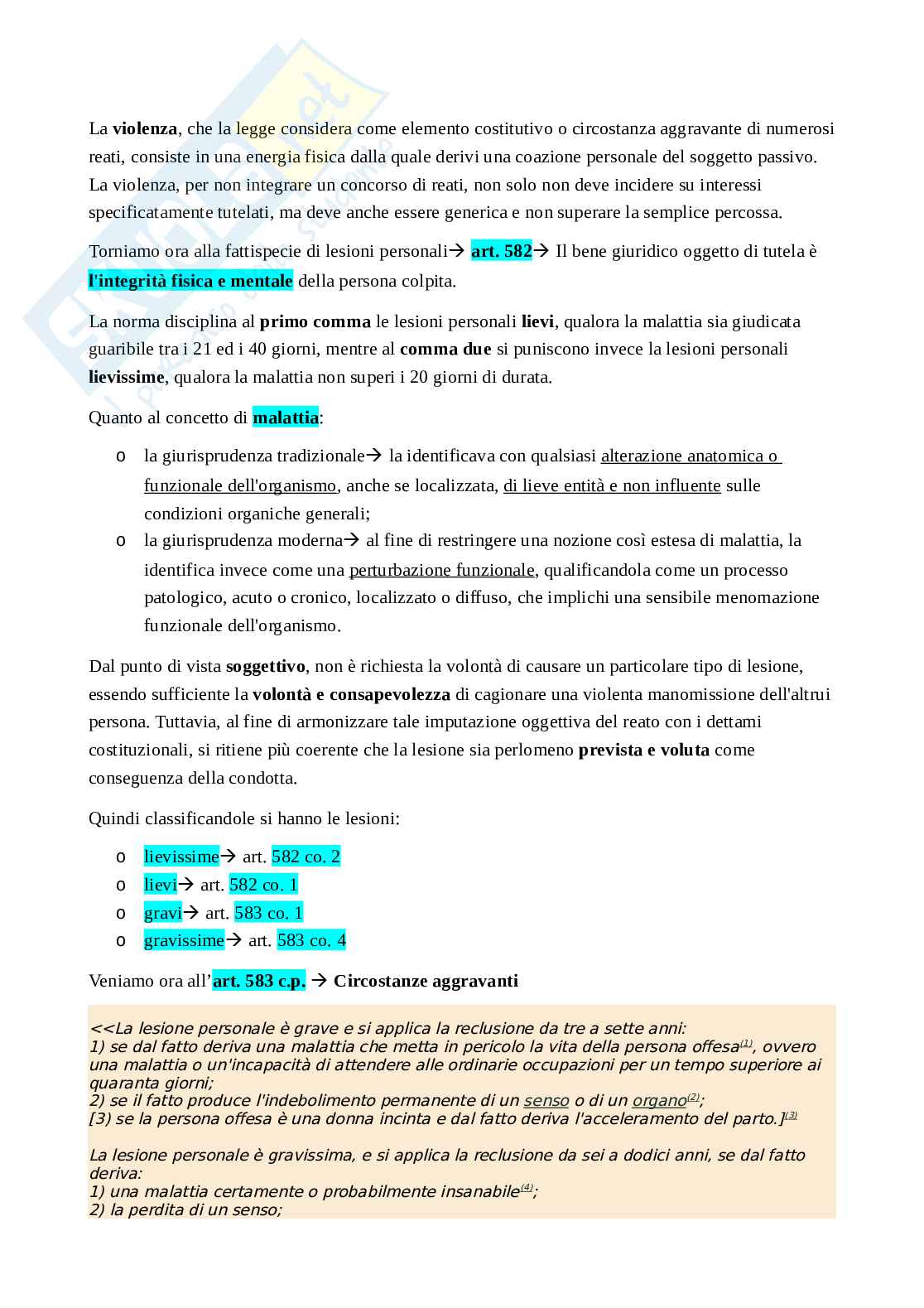 Appunti delle lezioni di Diritto penale II Pag. 16
