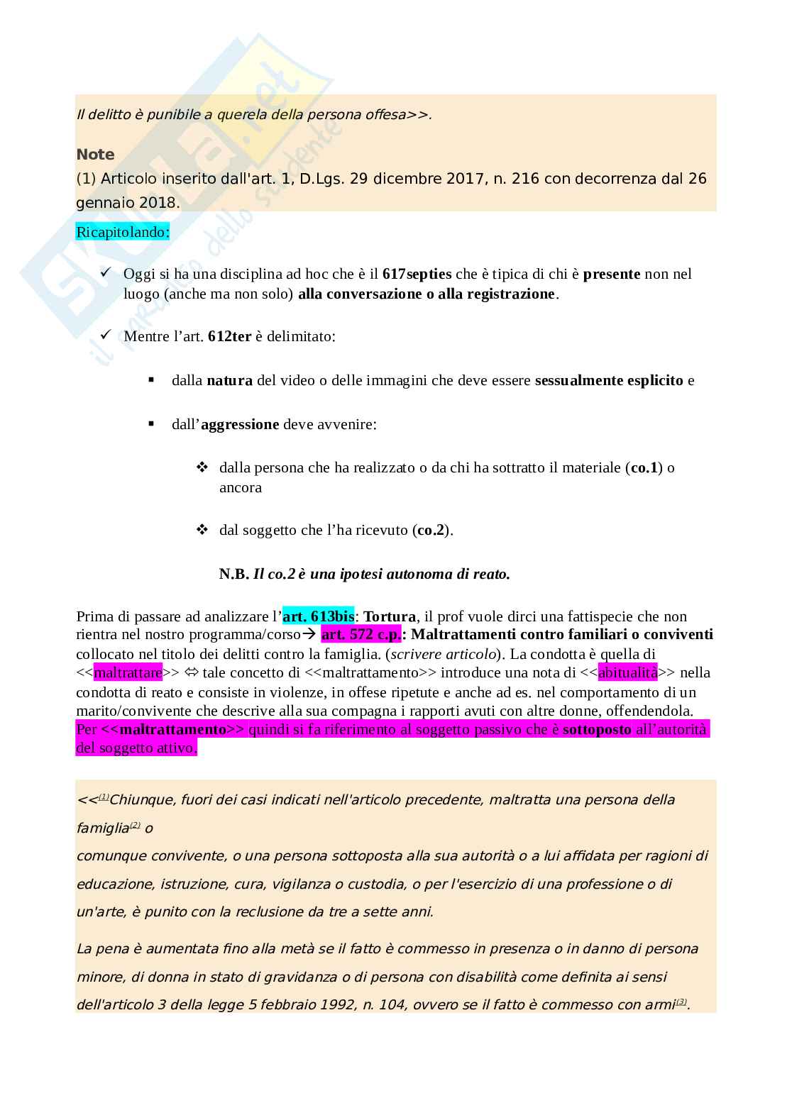 Appunti delle lezioni di Diritto penale II Pag. 66