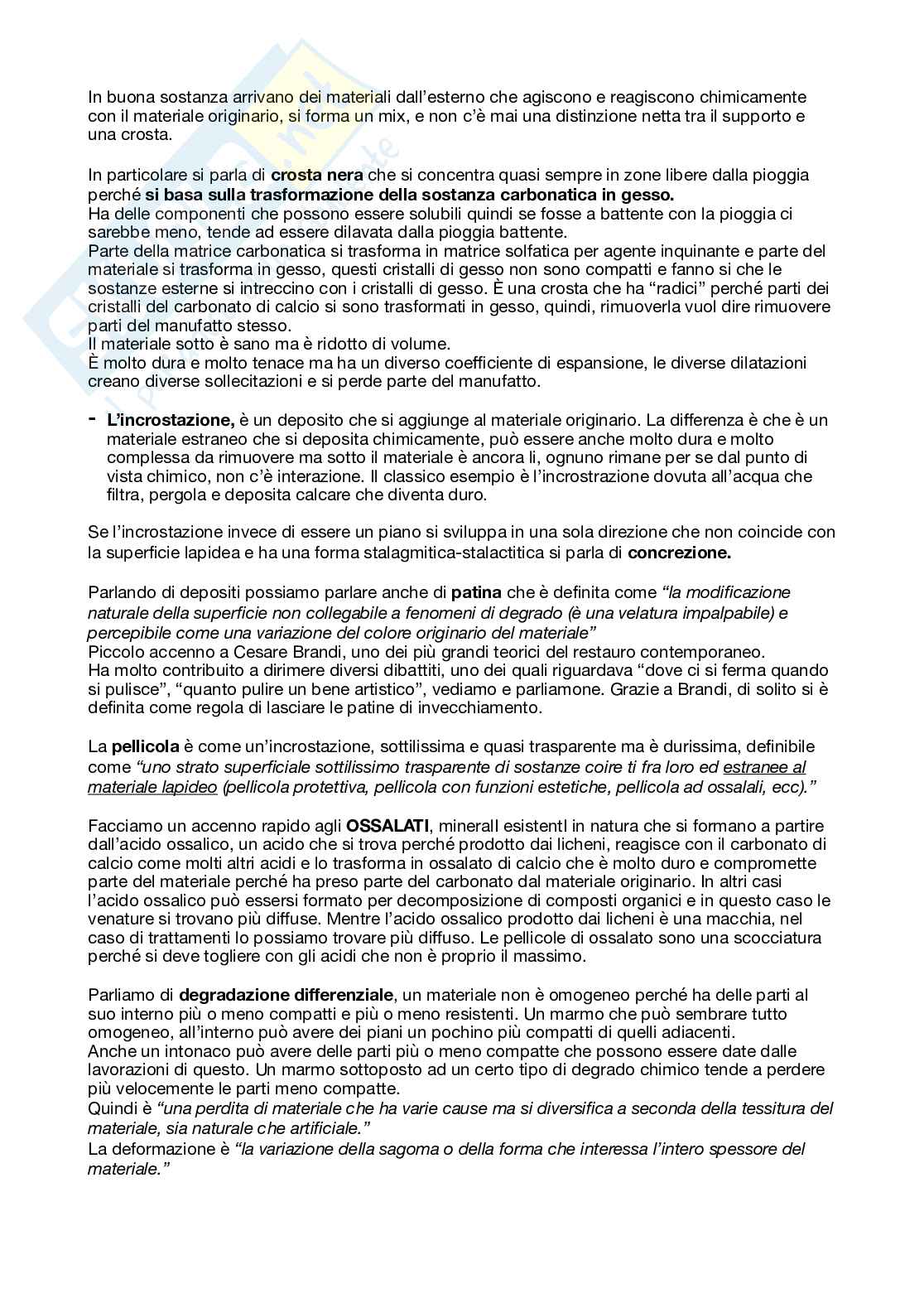 Appunti Restauro dell'architettura 1 Pag. 6