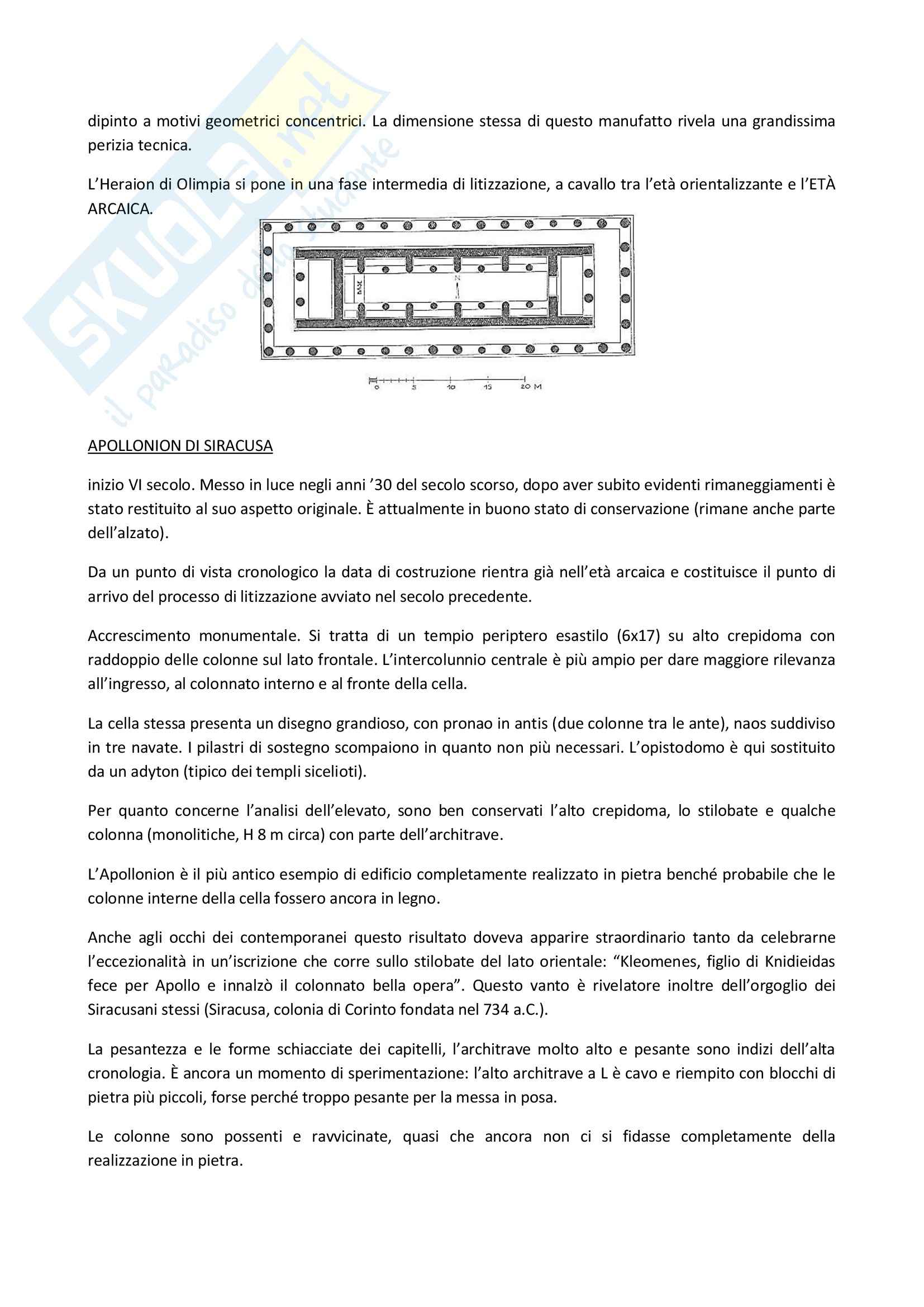 Archeologia classica greca - Appunti Pag. 11