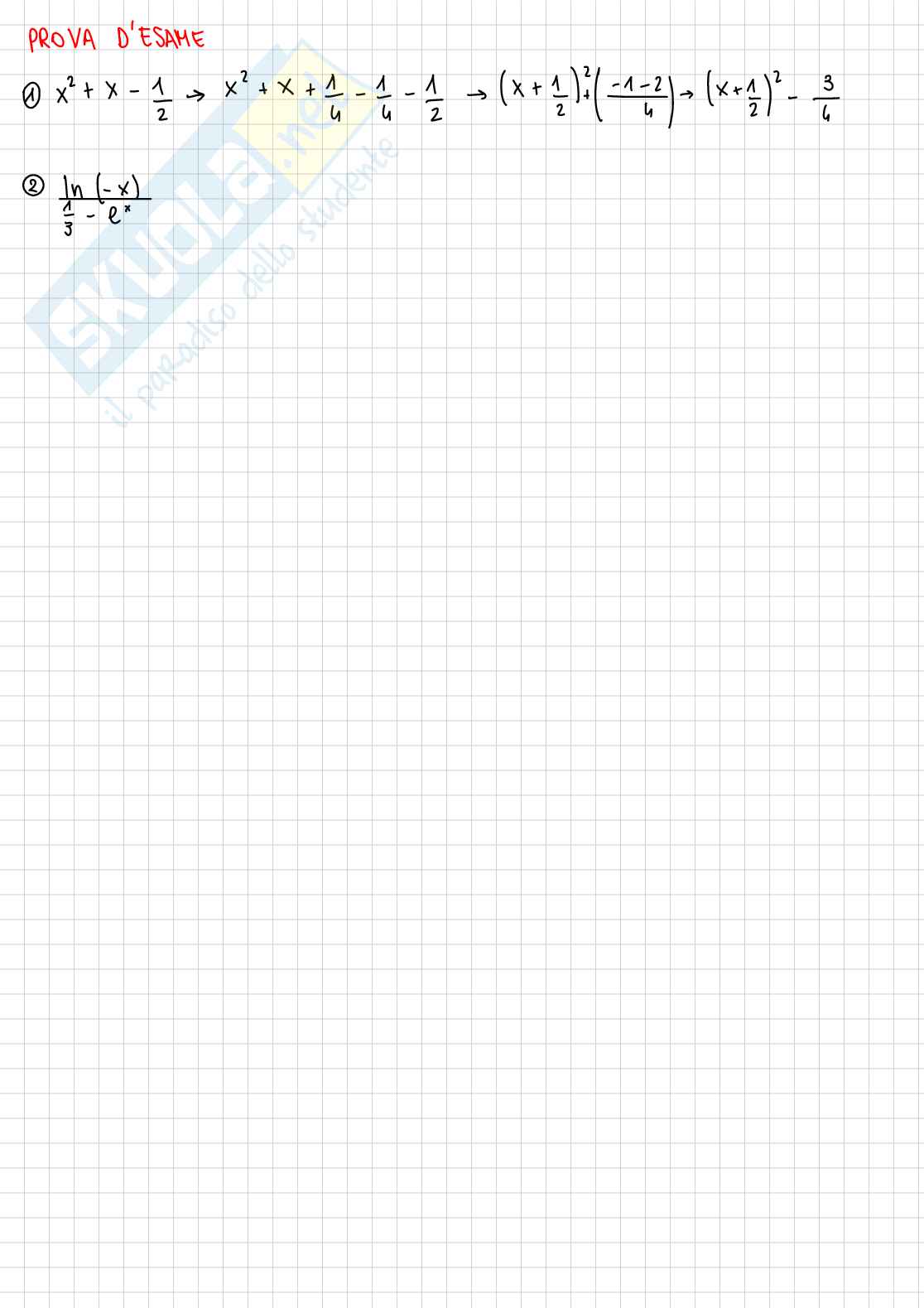 Domande per esame Matematica Pag. 26