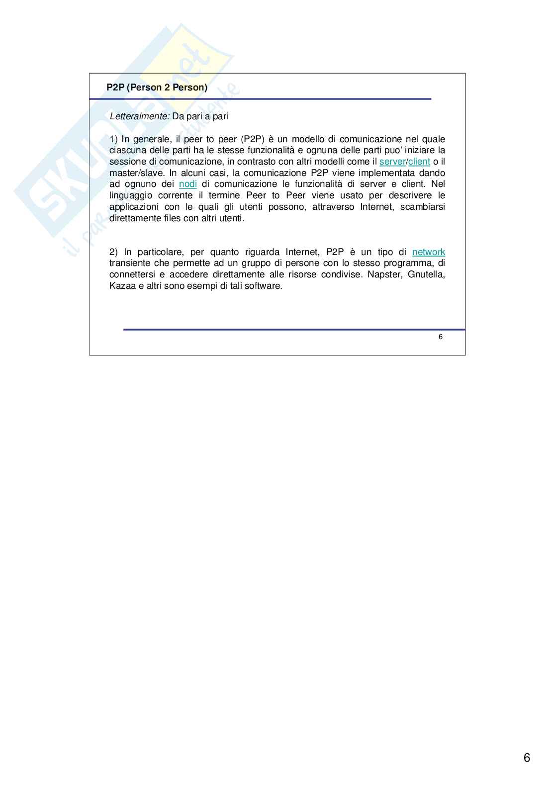 Modulazioni dell'e-business Pag. 6