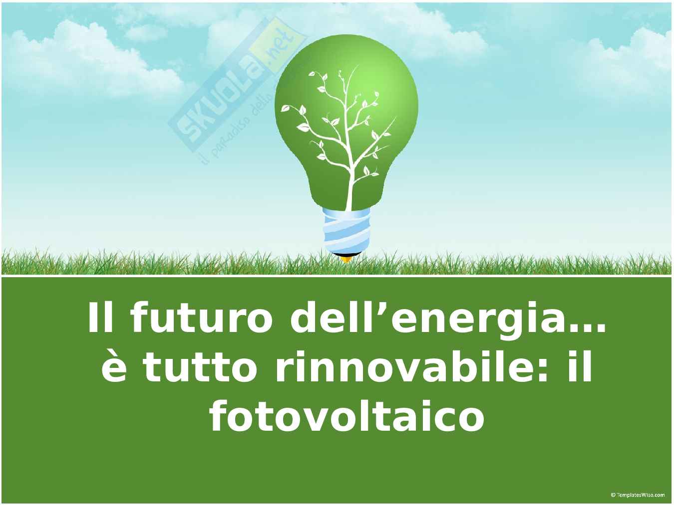 Fotovoltaico Il Futuro Dell energia