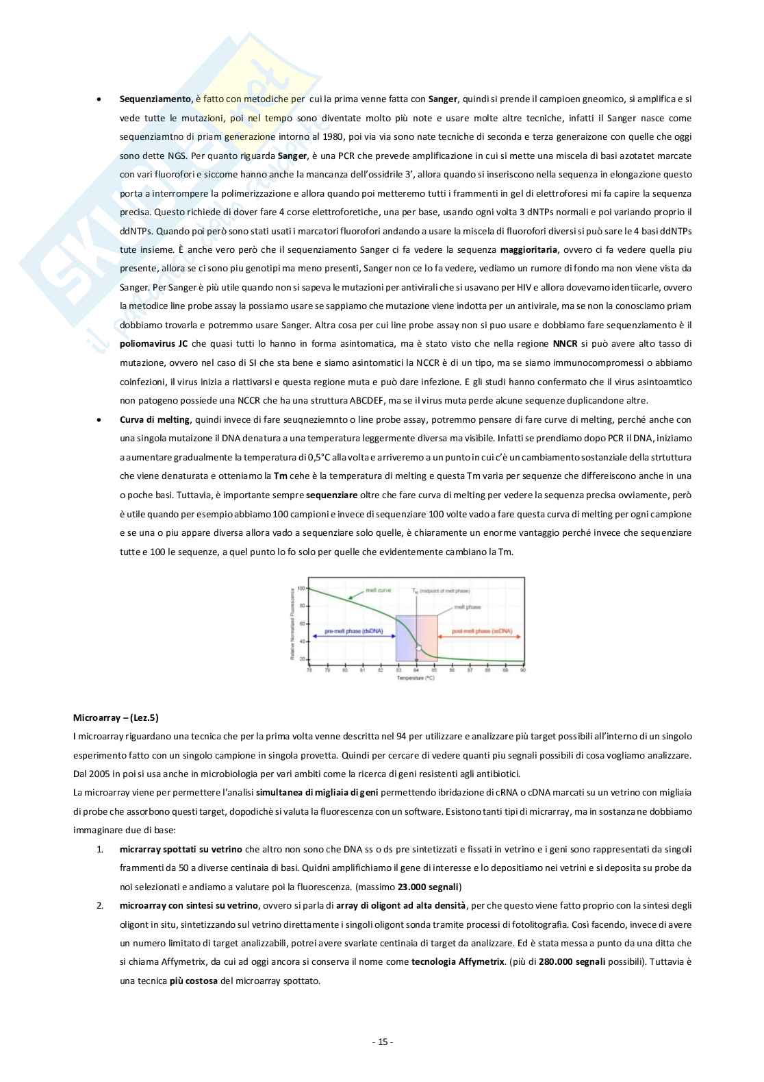 Diagnostica microbiologica Pag. 16