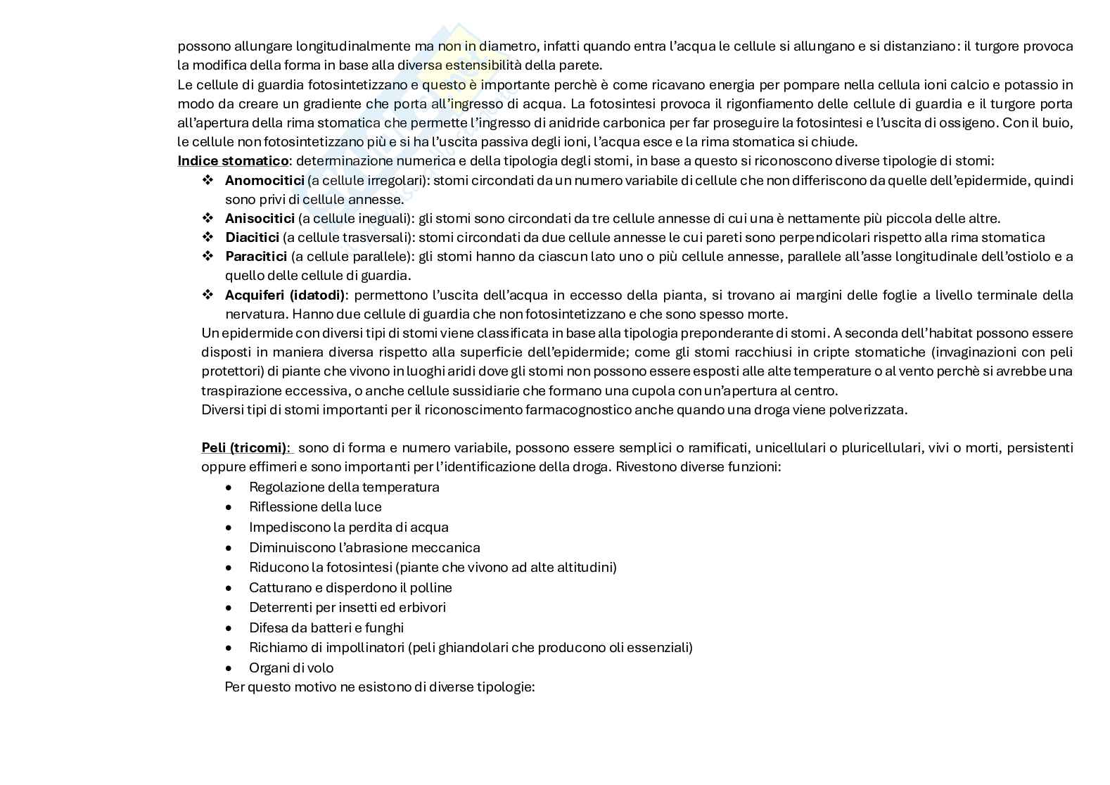 Schemi della seconda parte del corso Biologia farmaceutica vegetale Pag. 11