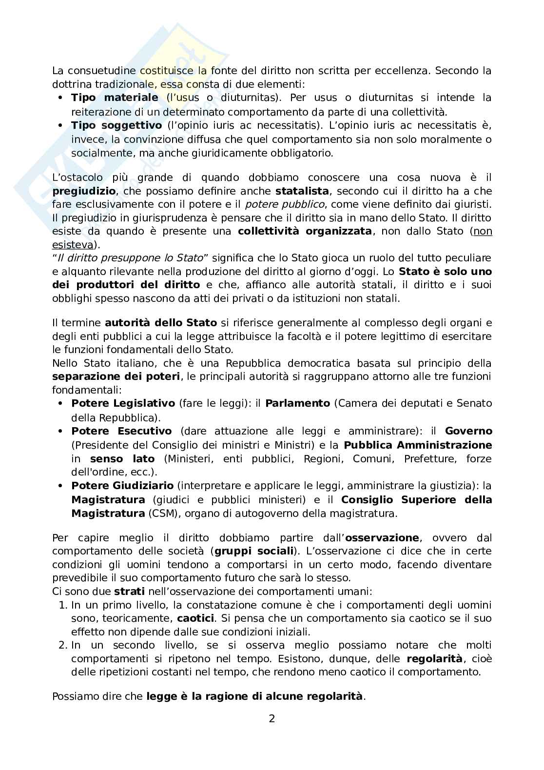 Diritto costituzionale generale Pag. 2