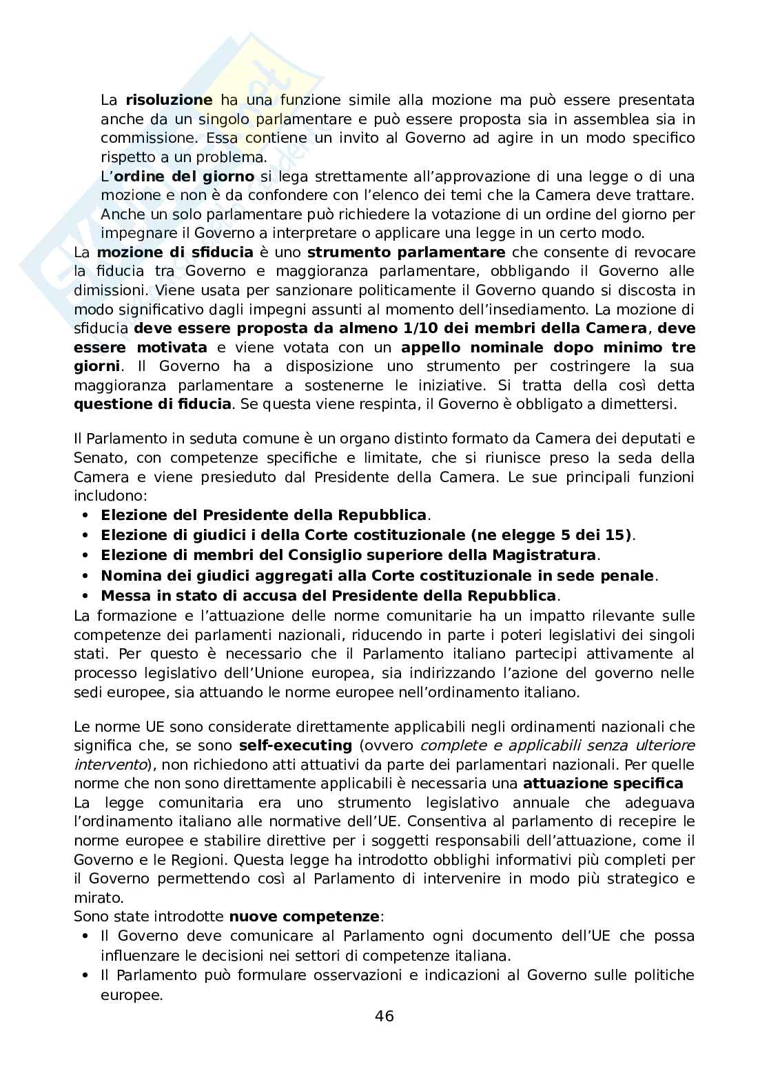 Diritto costituzionale generale Pag. 46