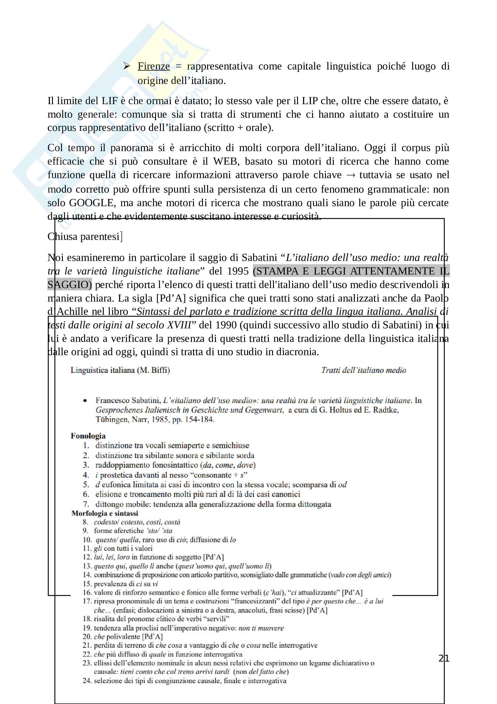 Grammatica italiana - Firenze - Biffi Pag. 21