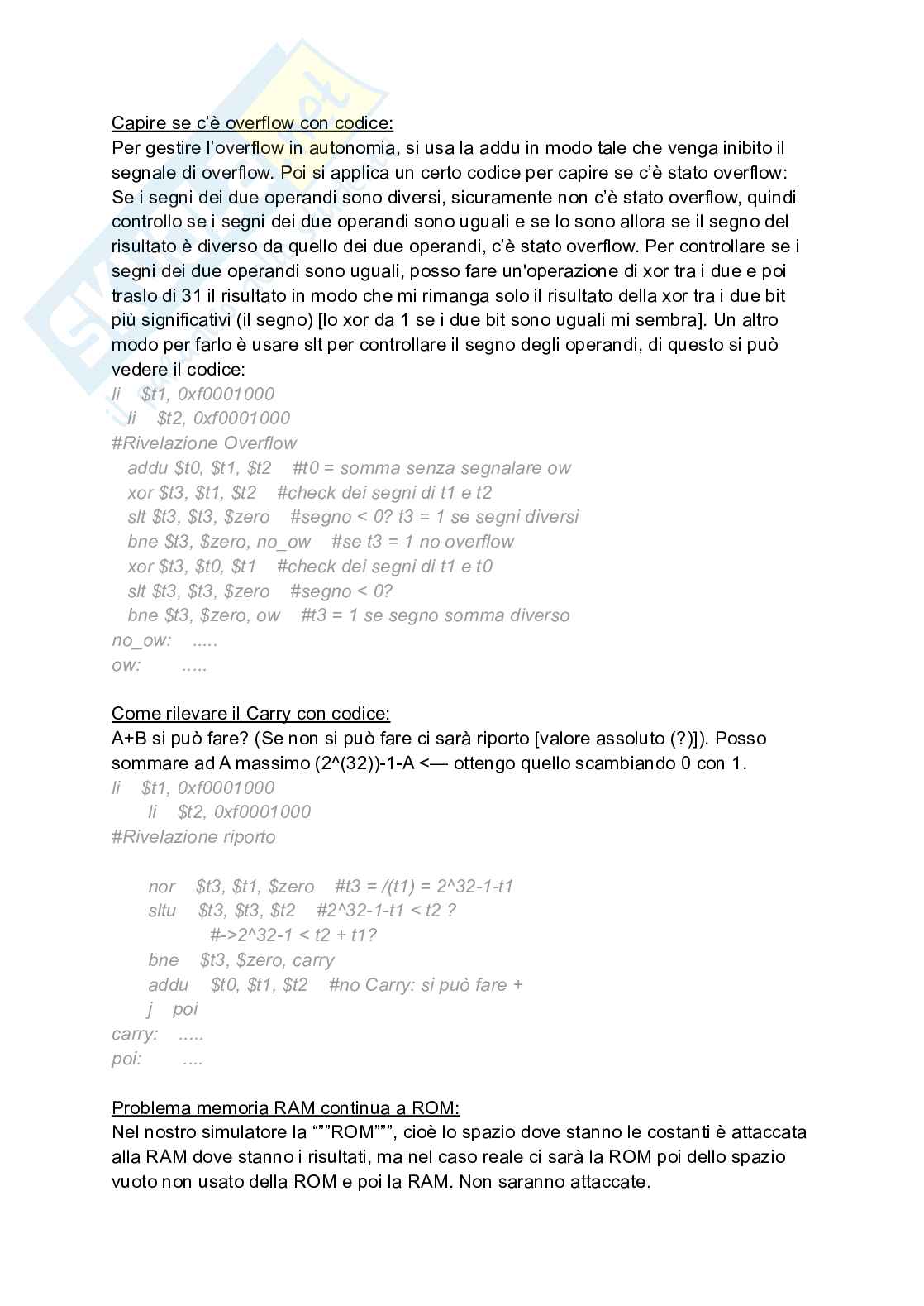 Appunti di Architettura dei calcolatori Pag. 6