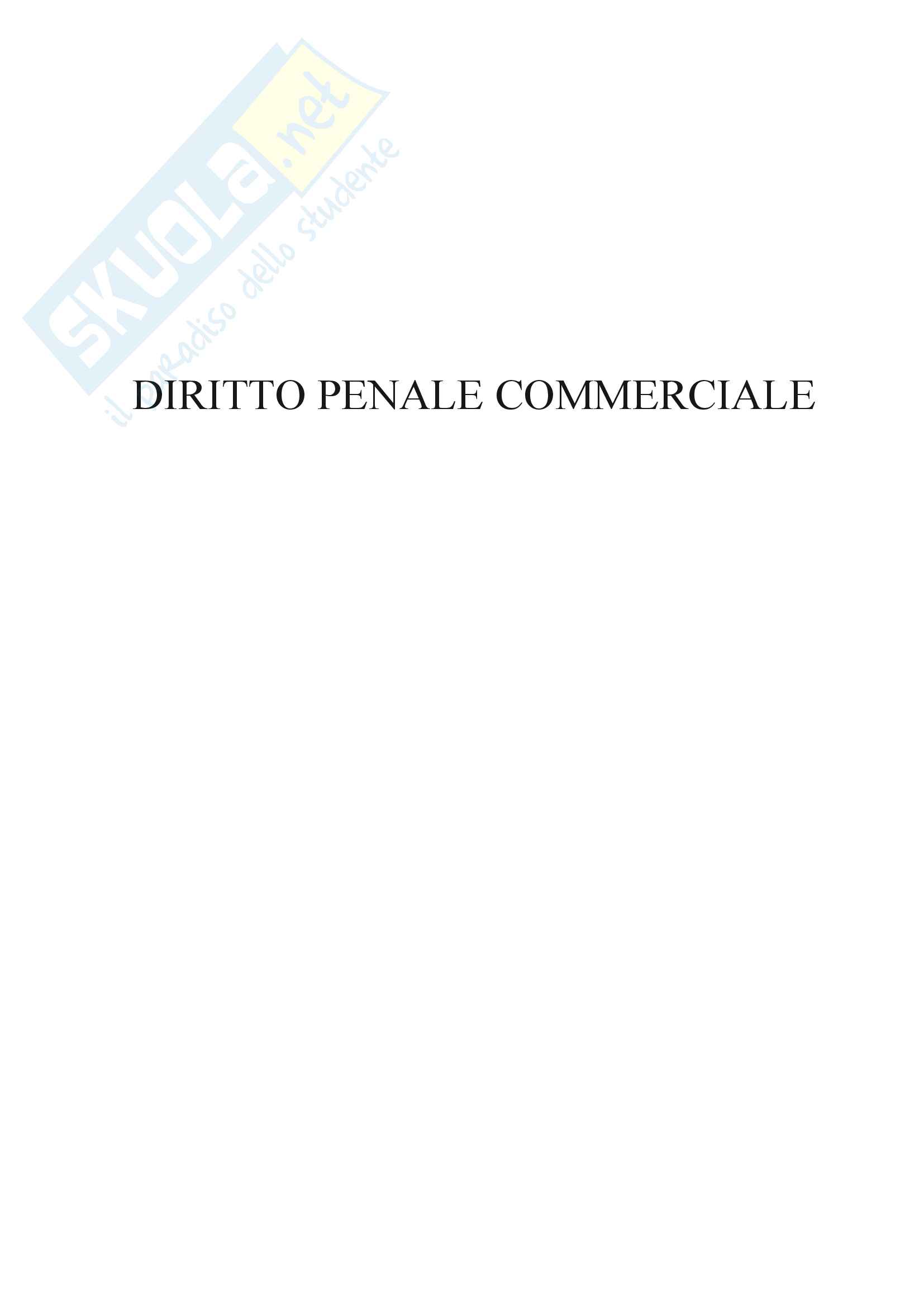 Diritto Penale Commerciale Pag. 1