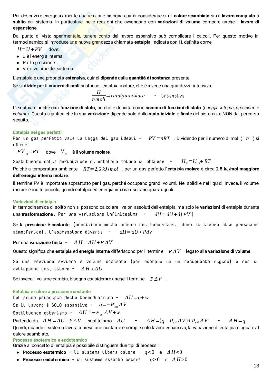 Chimica fisica Pag. 16
