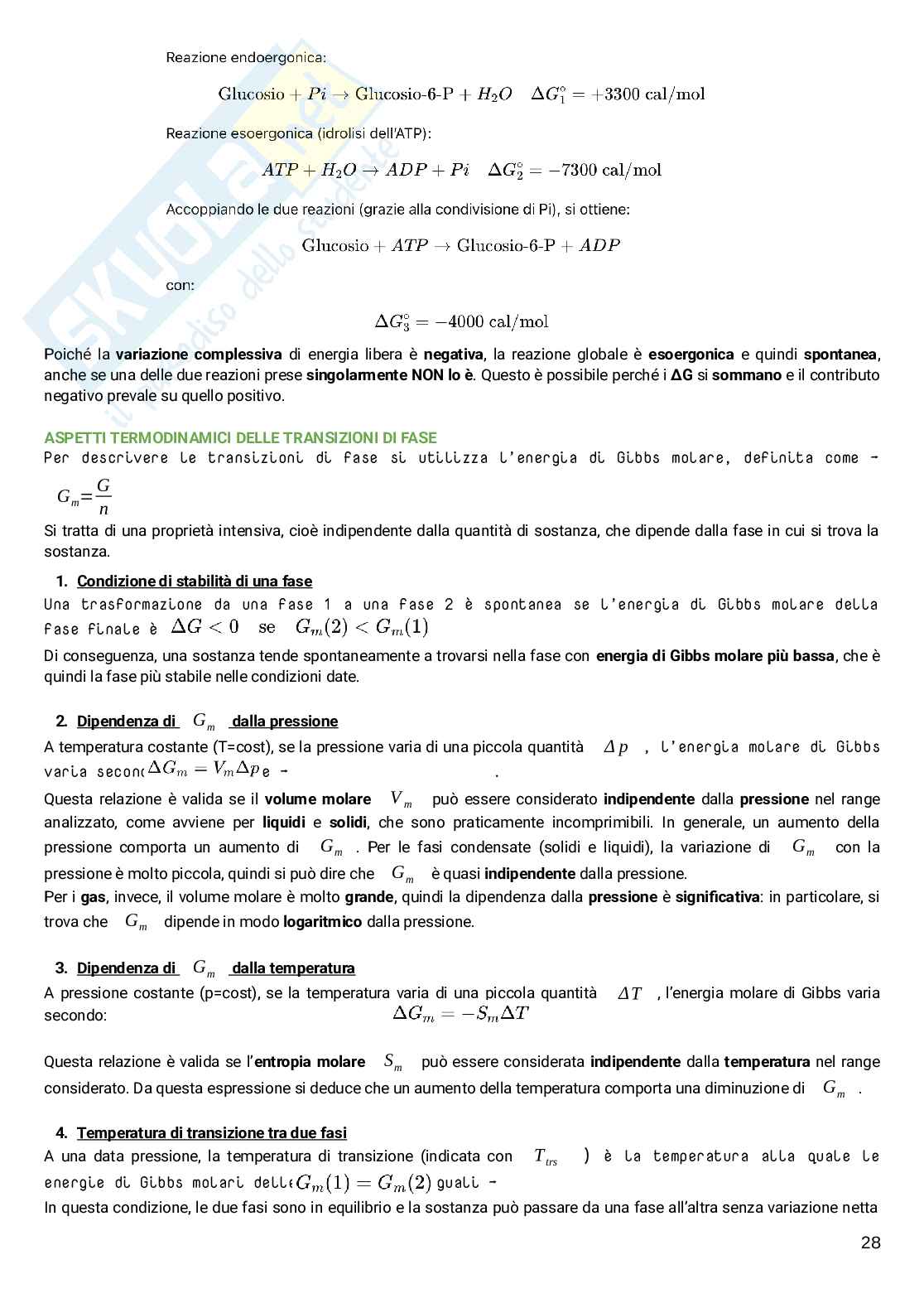 Chimica fisica Pag. 31