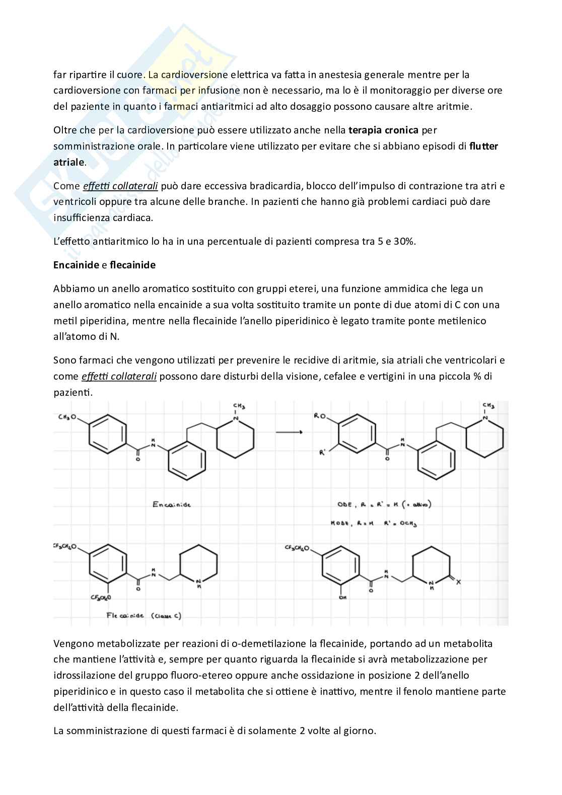 Apputi esame lezioni 24-28 su 33 di Chimica farmaceutica e tossicologica 2  Pag. 61
