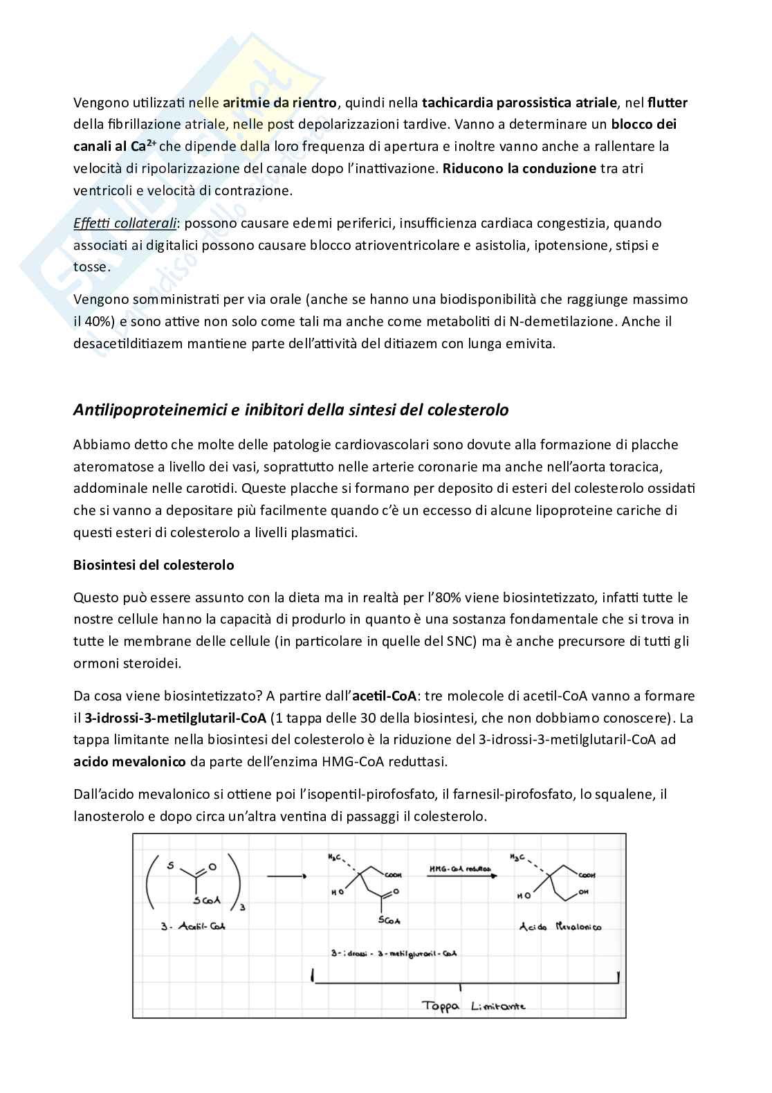 Apputi esame lezioni 24-28 su 33 di Chimica farmaceutica e tossicologica 2  Pag. 66