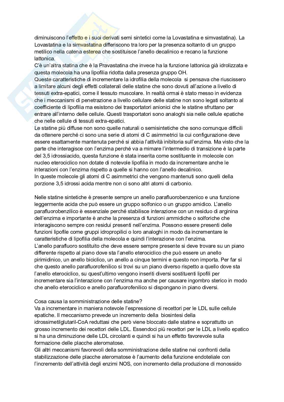Apputi esame lezioni 24-28 su 33 di Chimica farmaceutica e tossicologica 2  Pag. 76