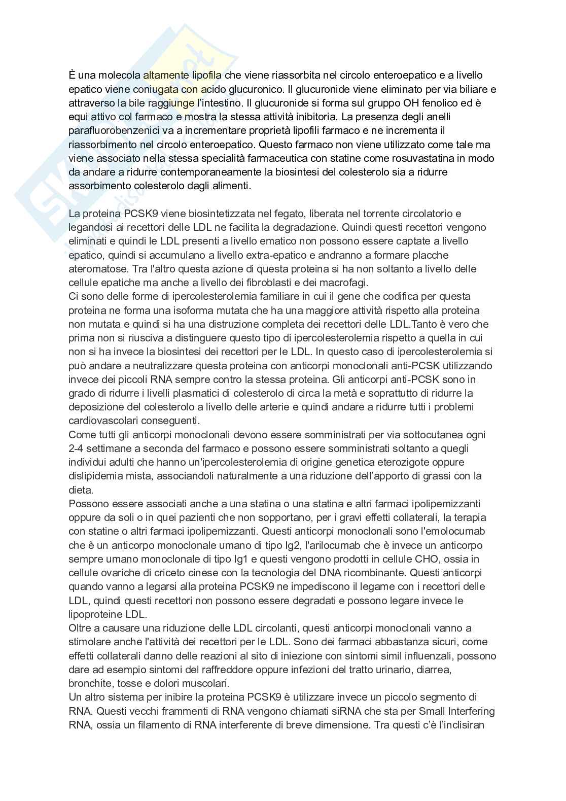 Apputi esame lezioni 24-28 su 33 di Chimica farmaceutica e tossicologica 2  Pag. 81