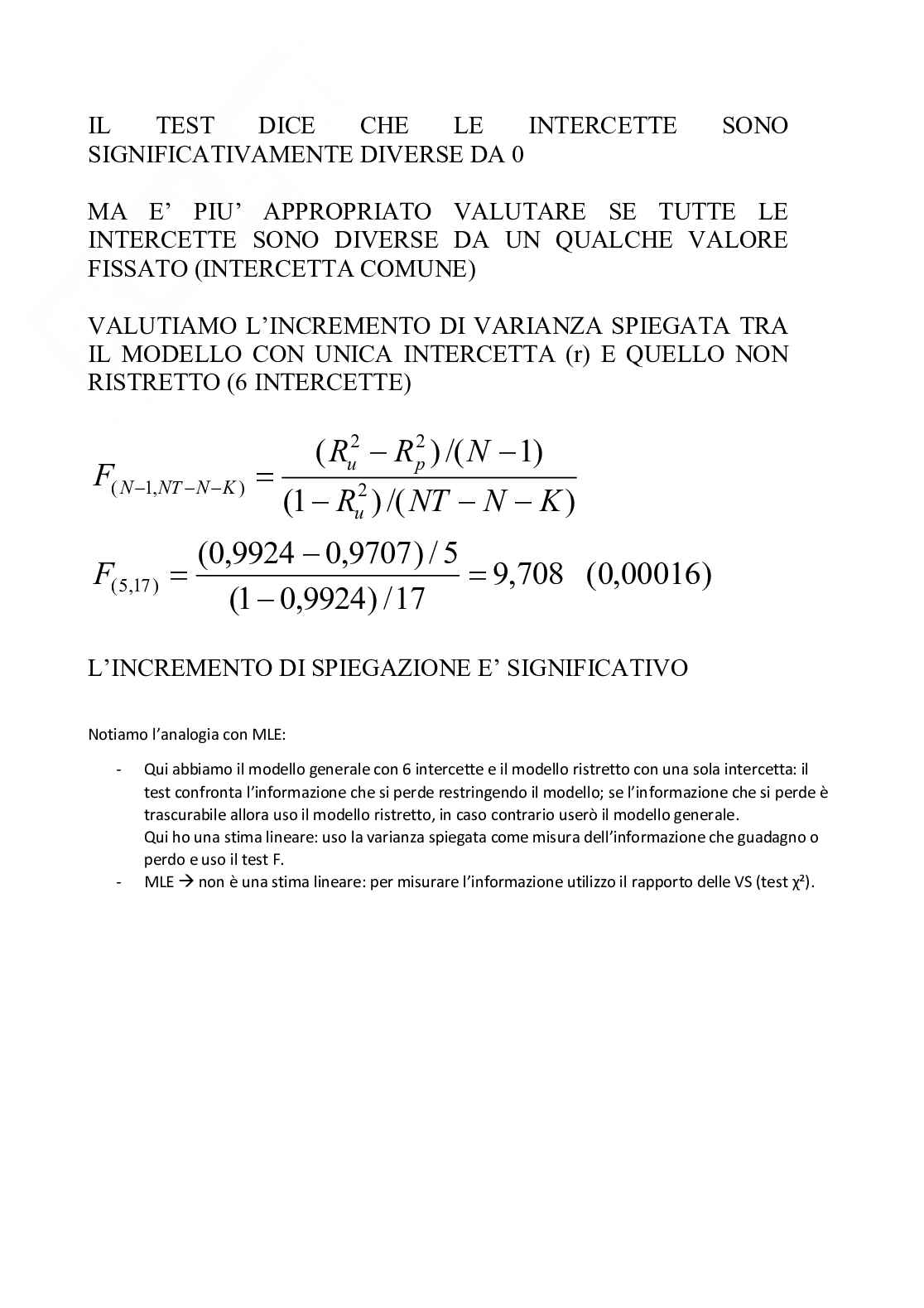 Appunti e slides integrate di Metodi statistici per il comportamento economico - Parte 2 Pag. 11