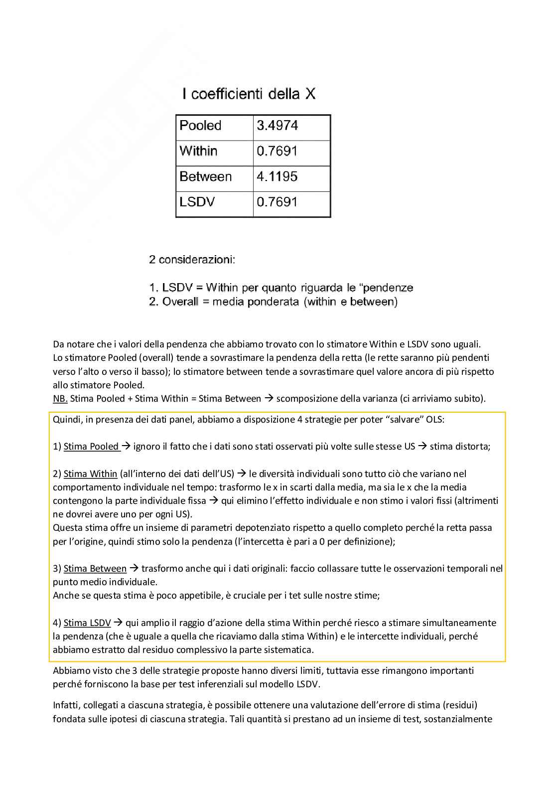 Appunti e slides integrate di Metodi statistici per il comportamento economico - Parte 2 Pag. 2