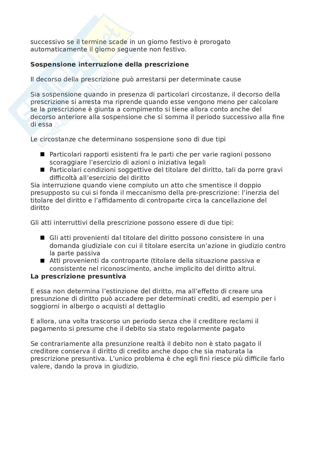Appunti di Diritto privato basato su domande del docente Pag. 2