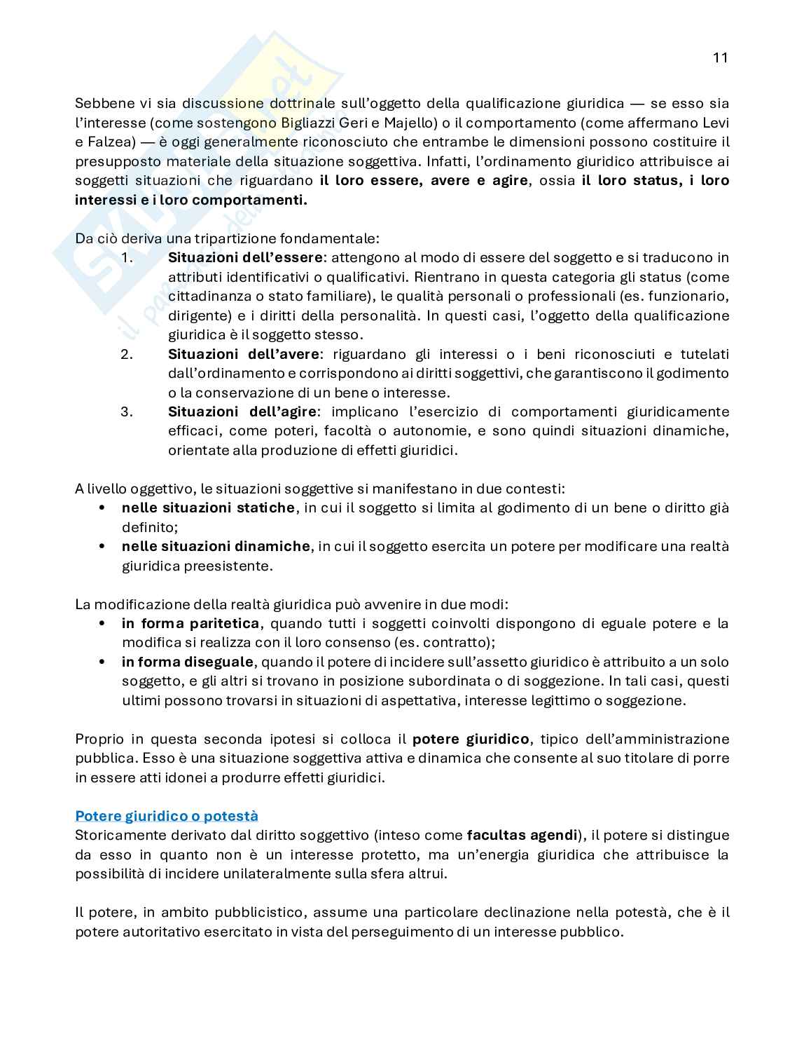 Diritto amministrativo 1 - primo parziale Pag. 11