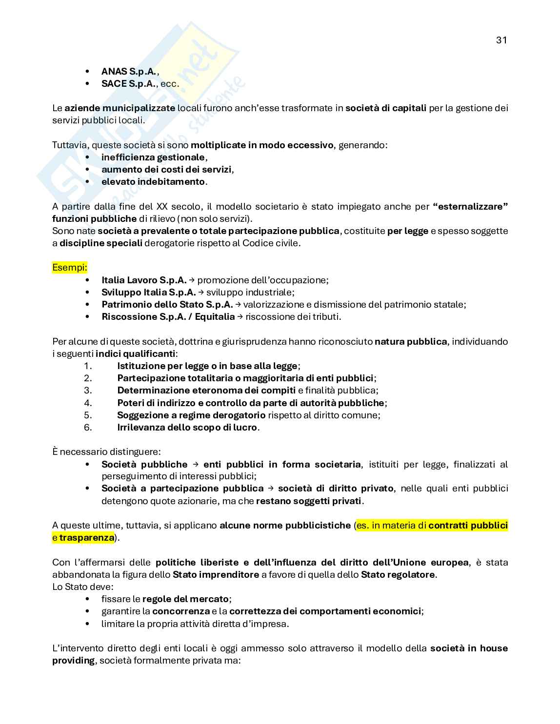Diritto amministrativo 1 - primo parziale Pag. 31