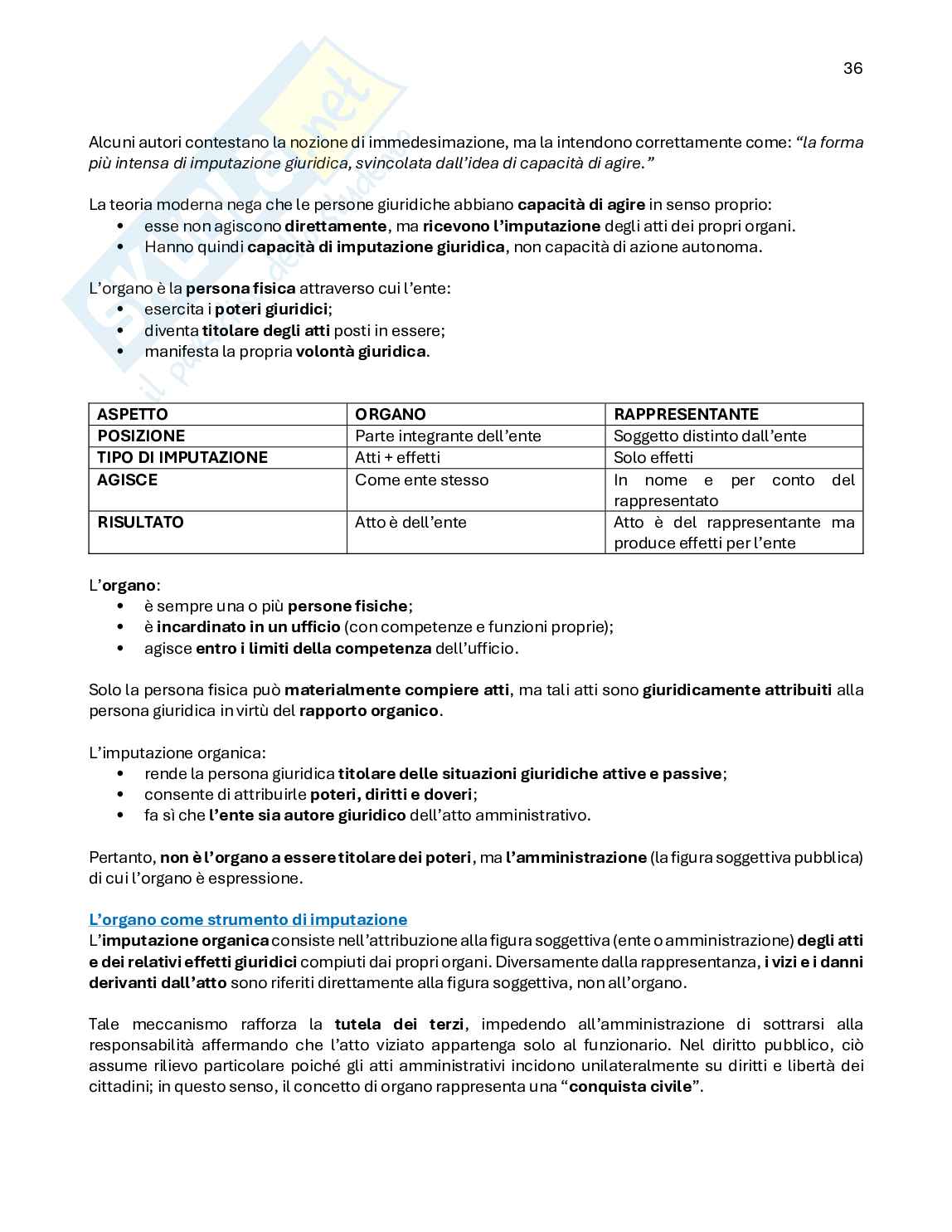 Diritto amministrativo 1 - primo parziale Pag. 36