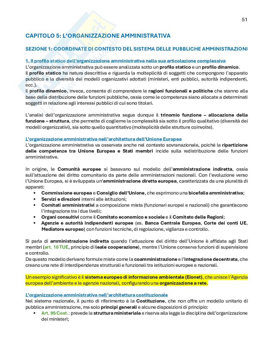 Diritto amministrativo 1 - primo parziale Pag. 51