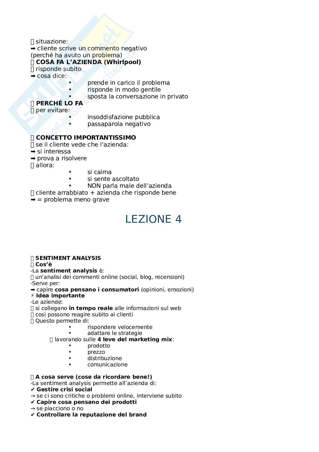 Appunti dettagliati esame di Marketing dei prodotti agroalimentari Pag. 51