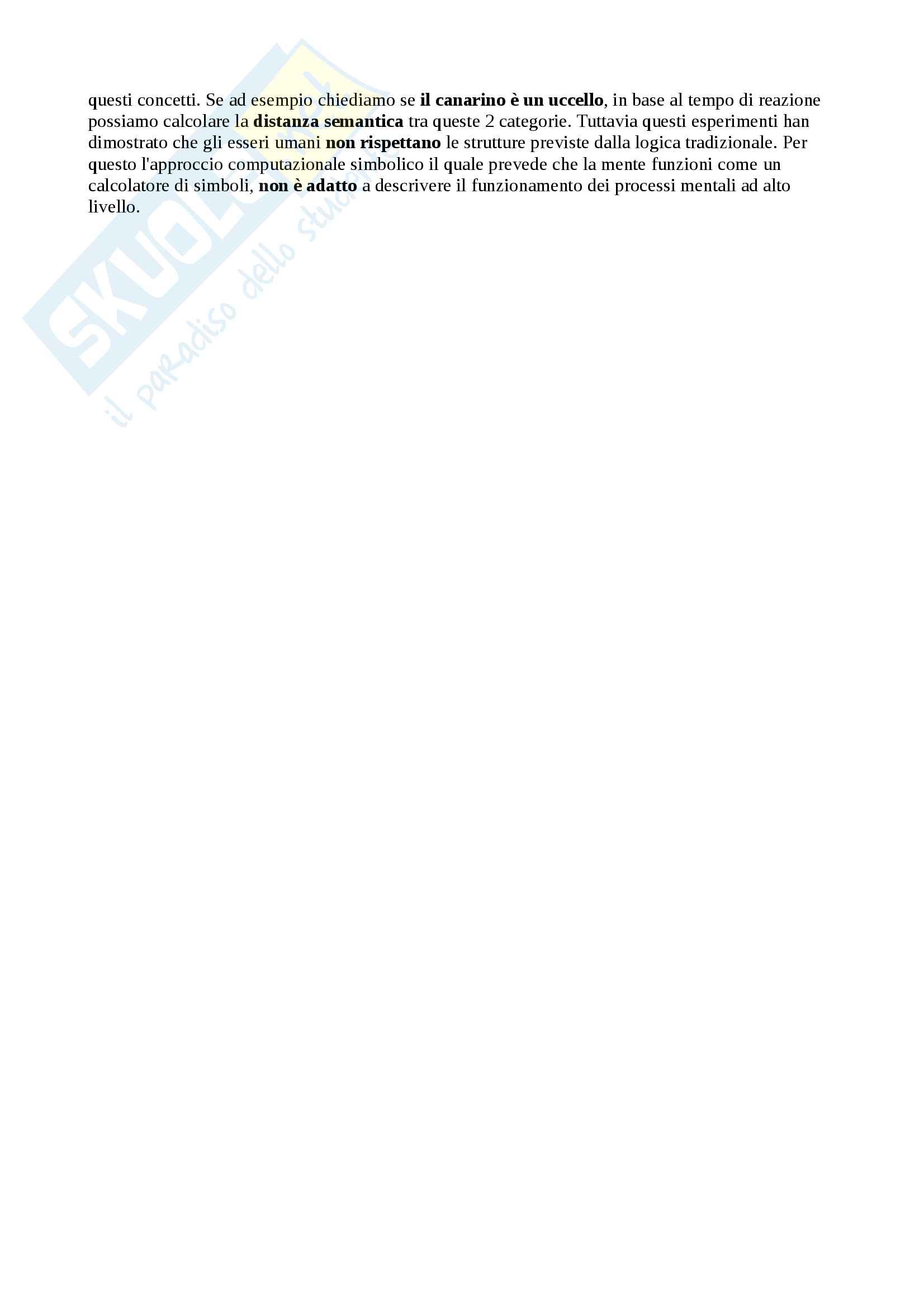 Riassunto esame Psicologia generale della sezione Logica e ragionamento, Docente Eliano Pessa Pag. 6