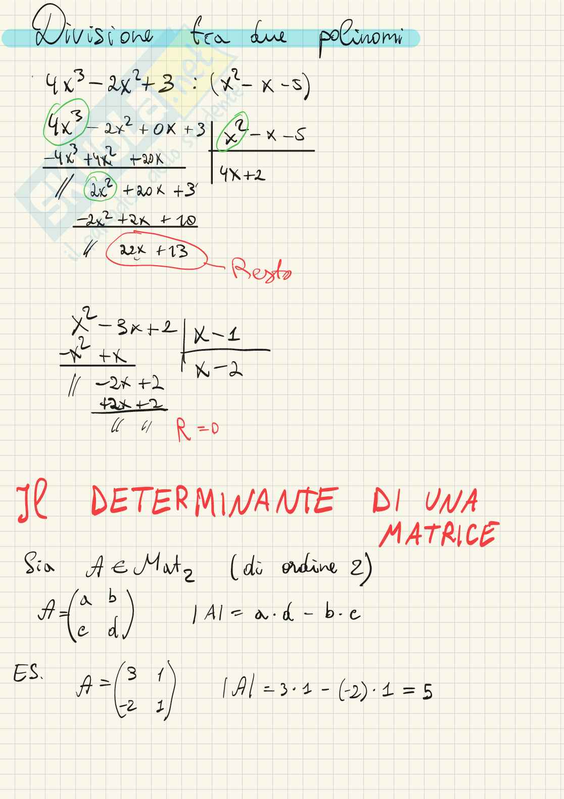 Matematica applicata Pag. 6
