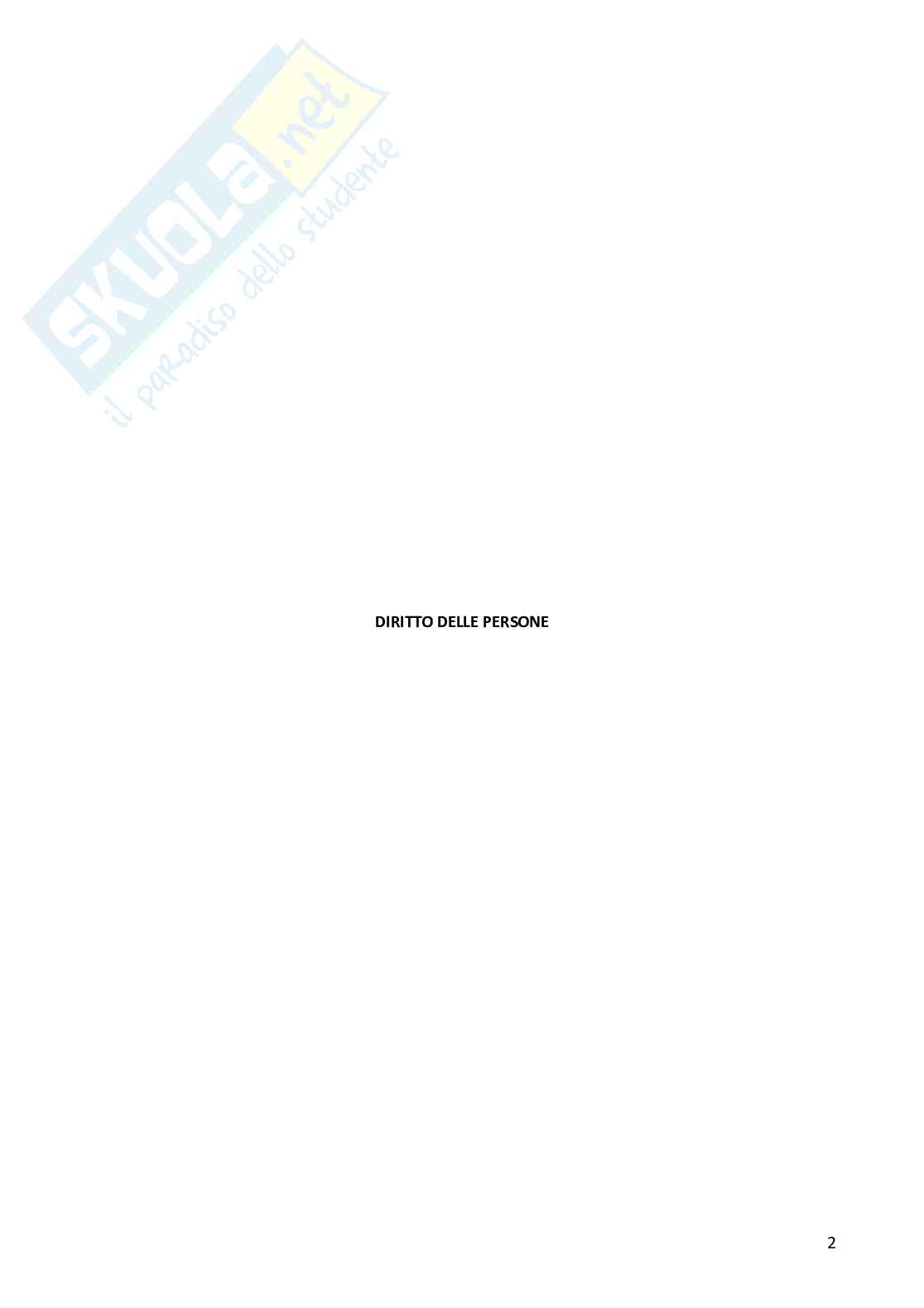Diritto delle persone Pag. 2