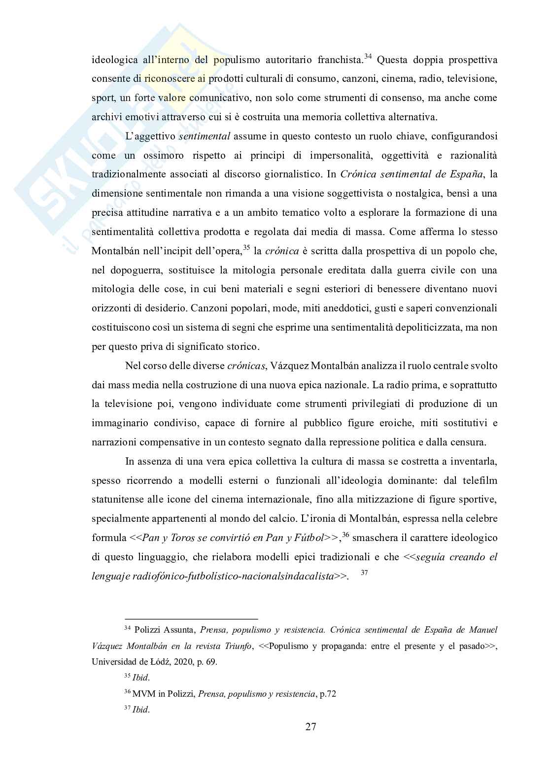 Tra autobiografia e impegno politico:  il caso di “Los papeles de Admunsen” nella genesi della narrativa di  Manuel Vázquez Montalbán Pag. 26