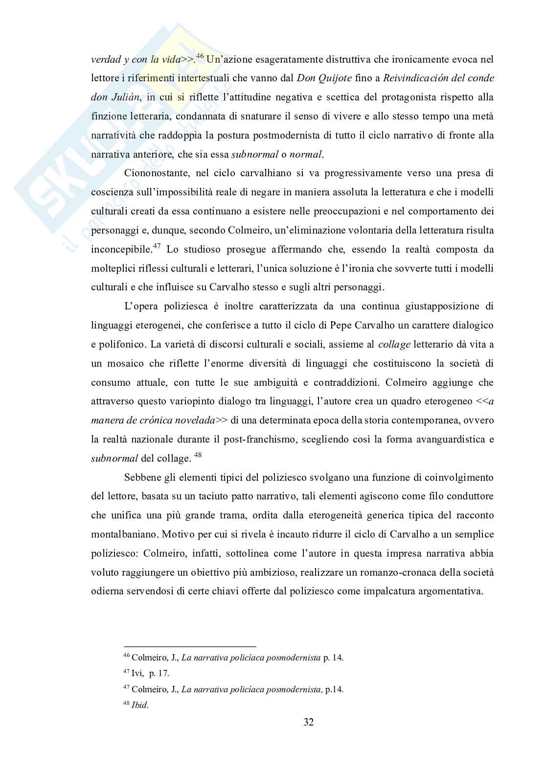 Tra autobiografia e impegno politico:  il caso di “Los papeles de Admunsen” nella genesi della narrativa di  Manuel Vázquez Montalbán Pag. 31