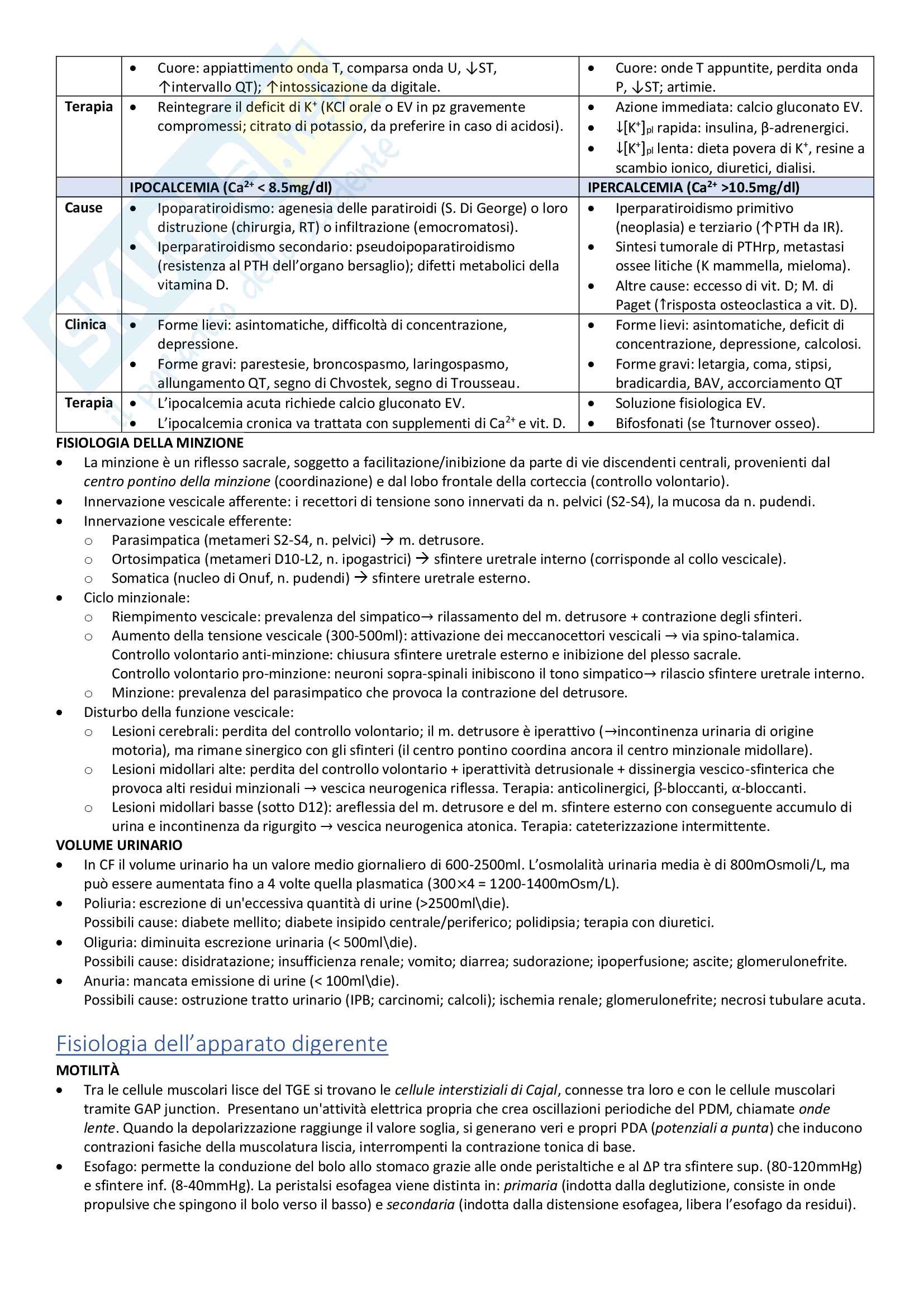 Fisiologia umana Pag. 11