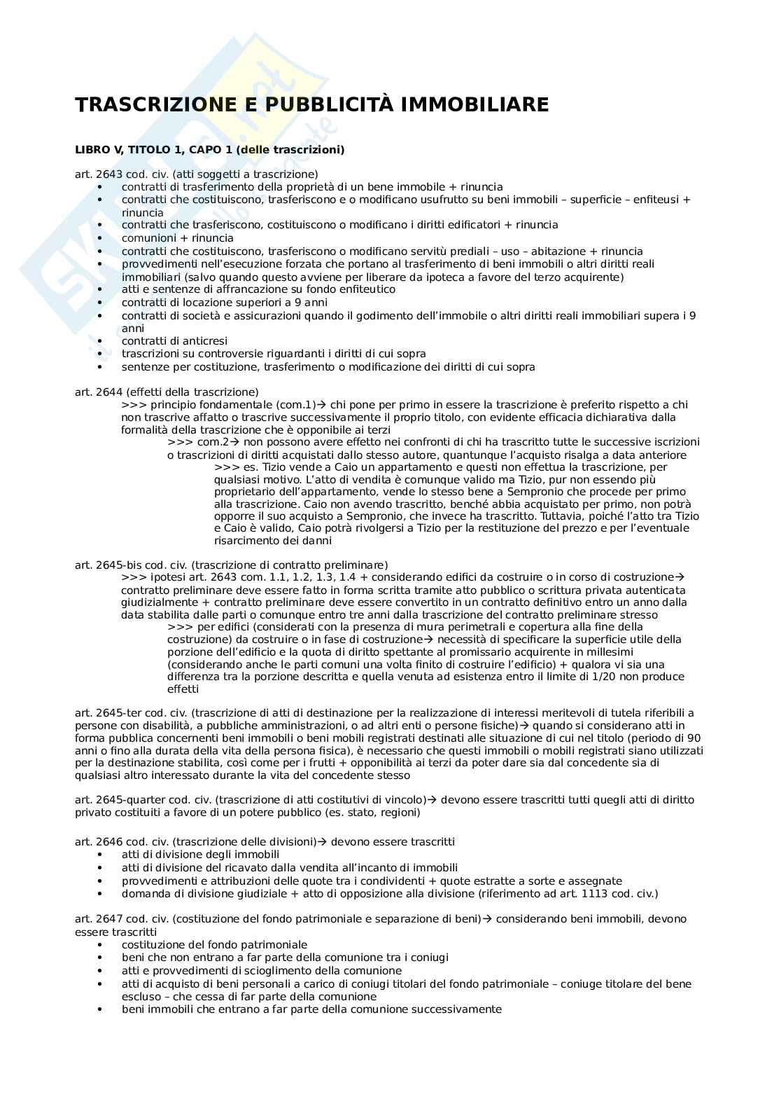 Riassunto esame Diritto privato, Prof. Pistelli Federico, libro consigliato Manuale di diritto privato, Torrente, Schlesinger Pag. 1