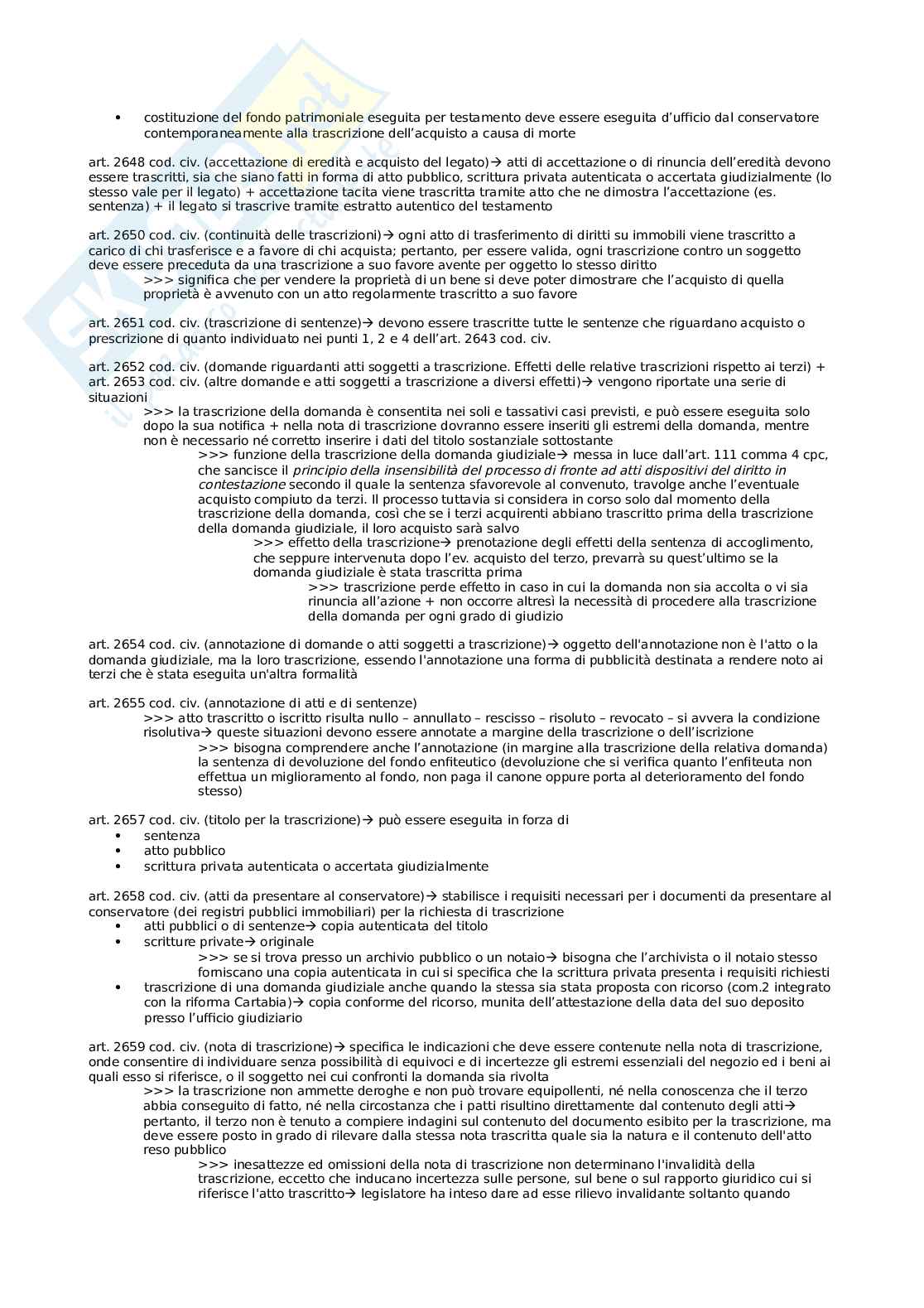 Riassunto esame Diritto privato, Prof. Pistelli Federico, libro consigliato Manuale di diritto privato, Torrente, Schlesinger Pag. 2