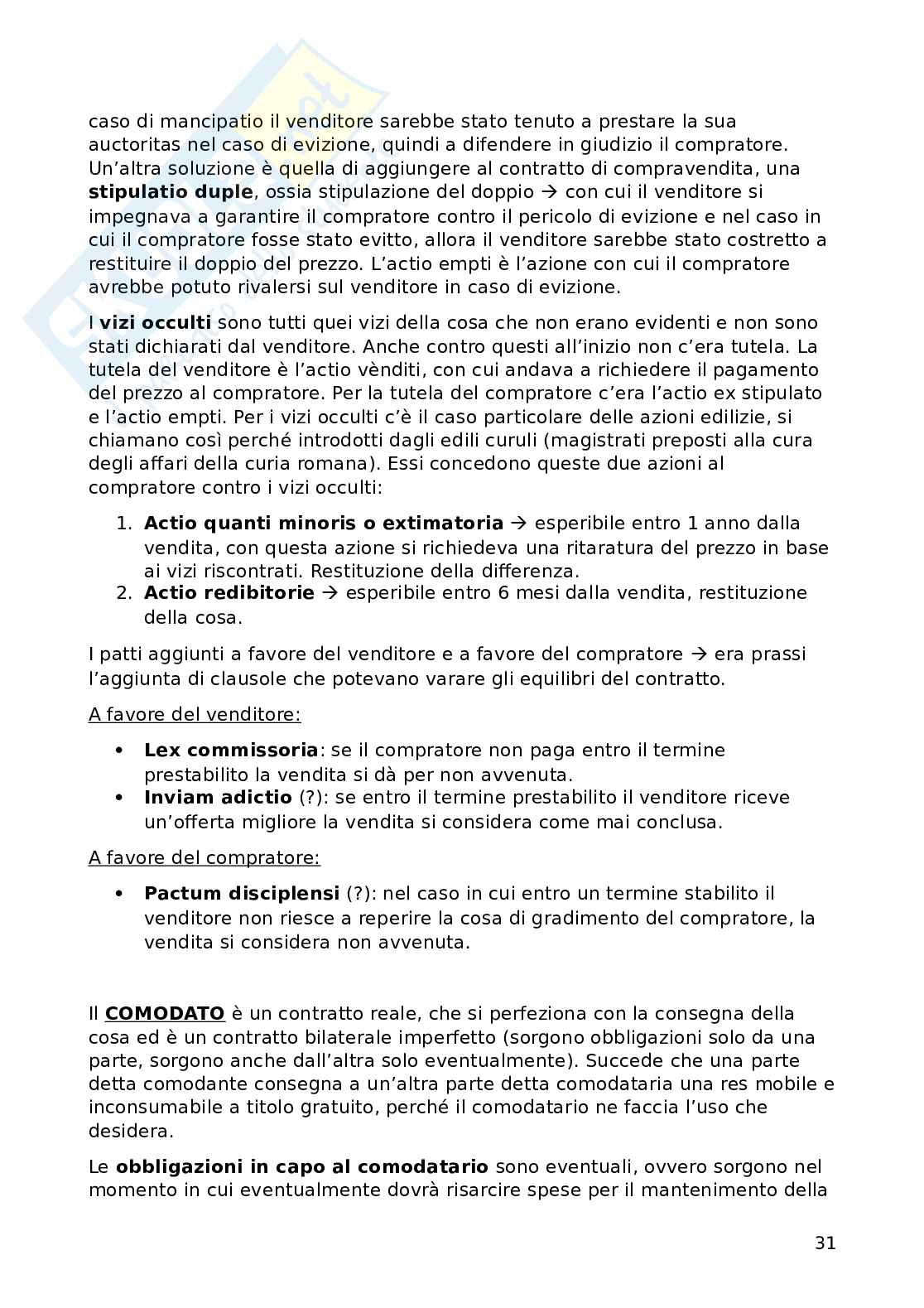Diritto romano, seconda parte Pag. 31