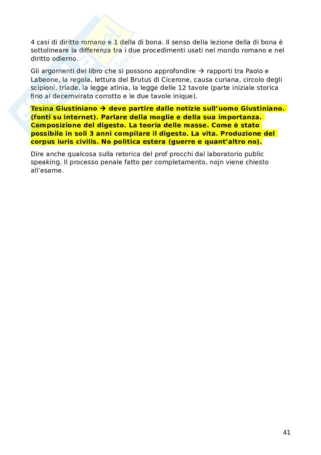 Diritto romano, seconda parte Pag. 41