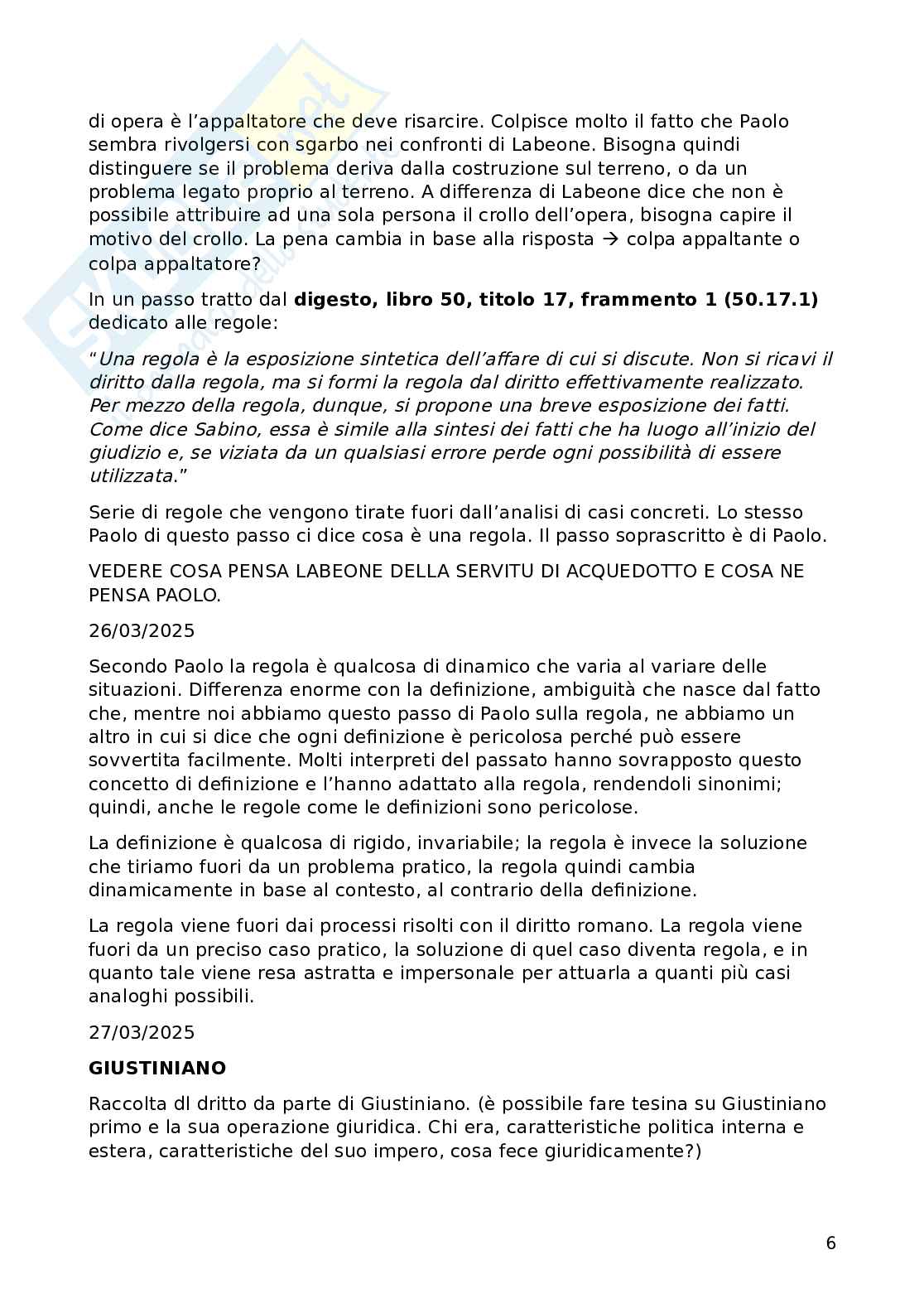 Diritto romano, seconda parte Pag. 6