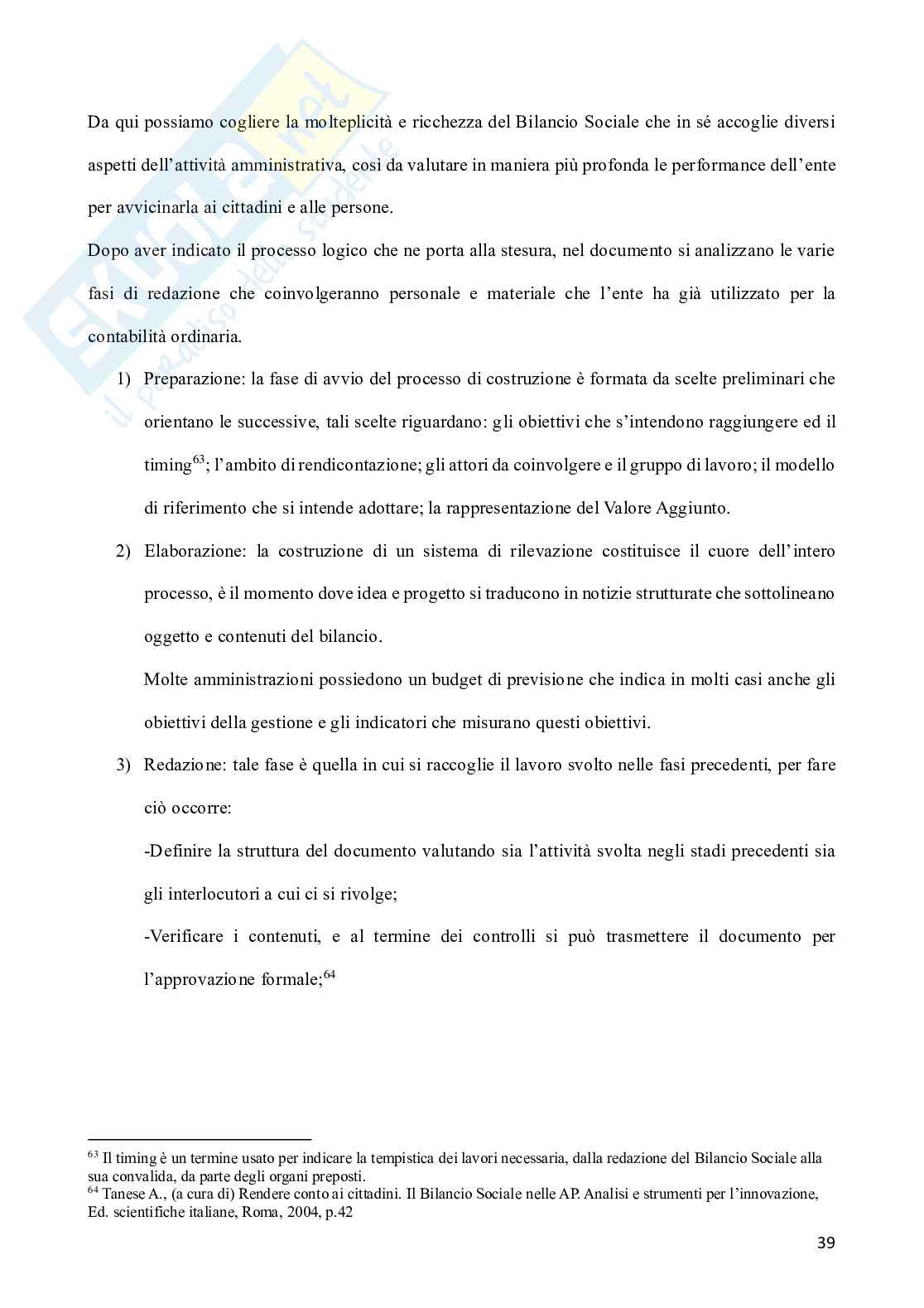 Accountability: teoria e prassi. L'uso del bilancio sociale come strumento di rendicontazione negli enti locali. Il caso del comune di Palermo Pag. 41