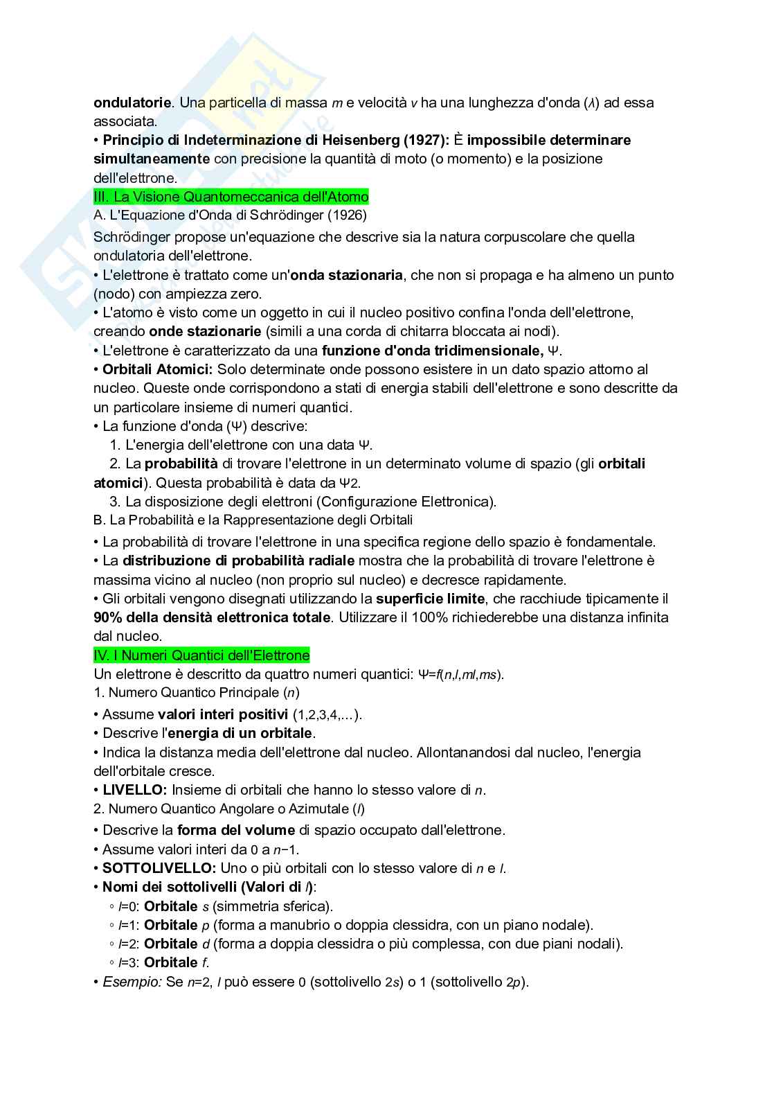 Chimica generale e inorganica Pag. 16