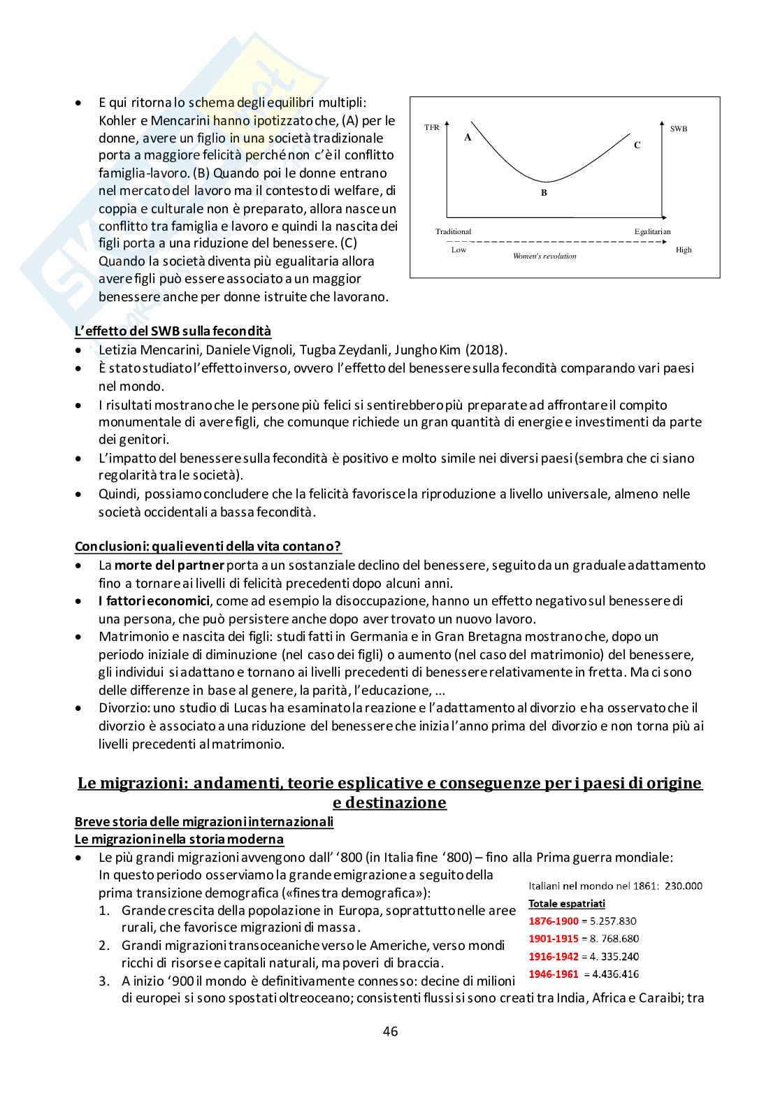 Appunti di Demografia sociale Pag. 46